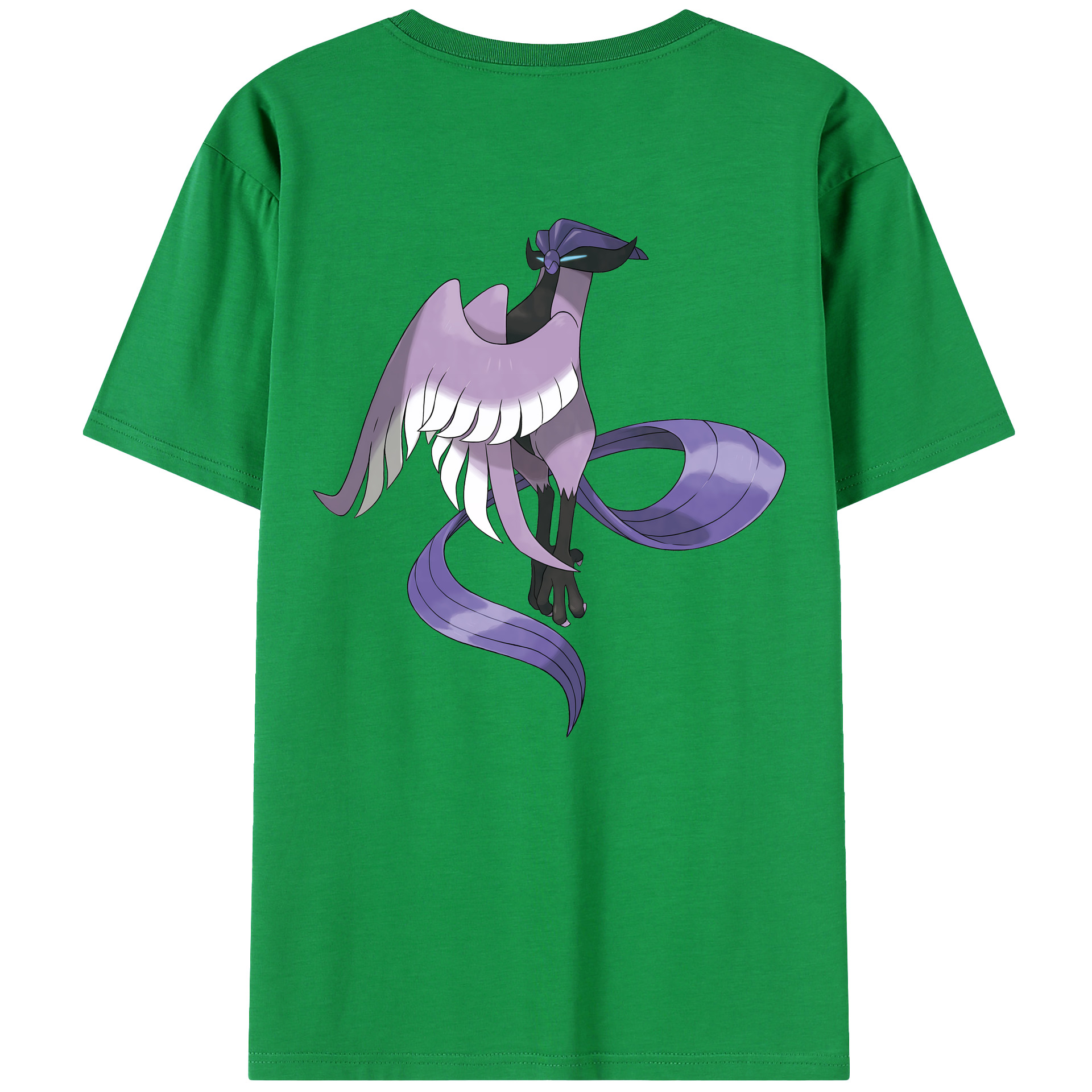 （画像用） ポケットモンスター Pokémon 綿100％ メンズ半袖Tシャツ（バックプリント） 通気性