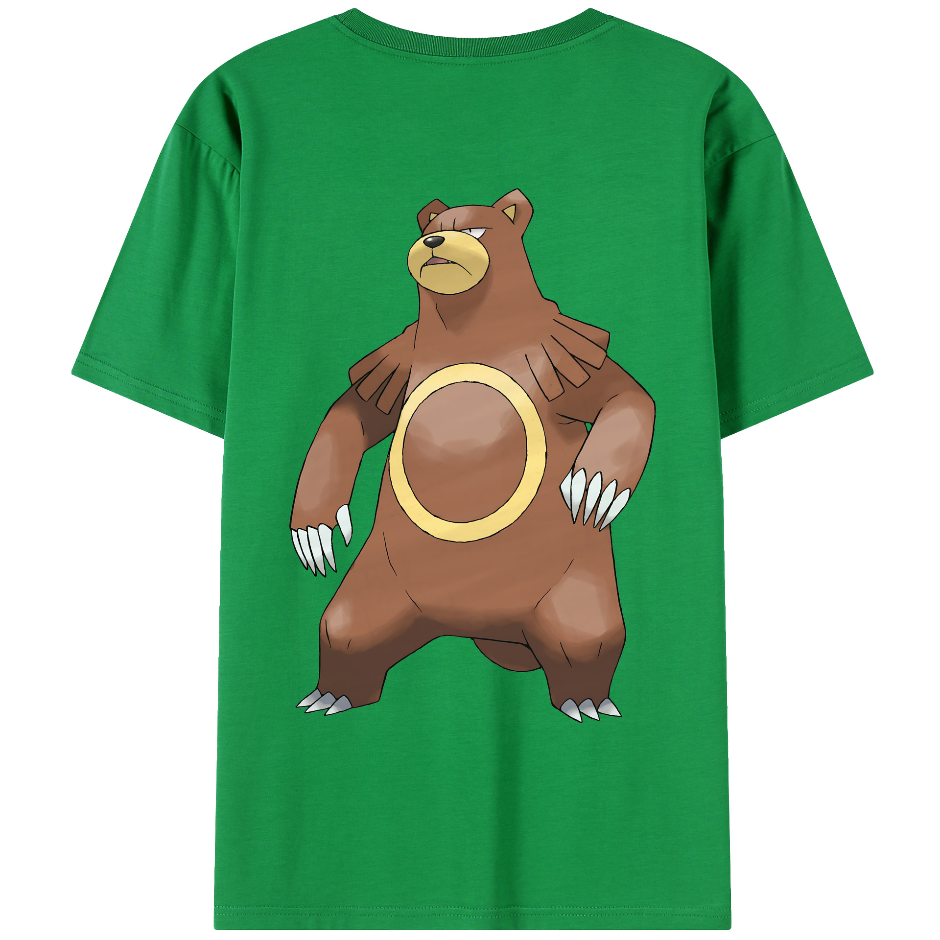 （画像用） ポケットモンスター Pokémon 綿100％ メンズ半袖Tシャツ（バックプリント） 通気性