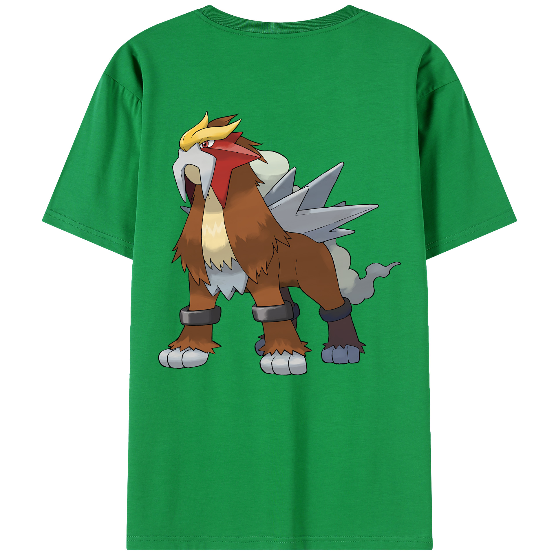 （画像用） ポケットモンスター Pokémon 綿100％ メンズ半袖Tシャツ（バックプリント） 通気性