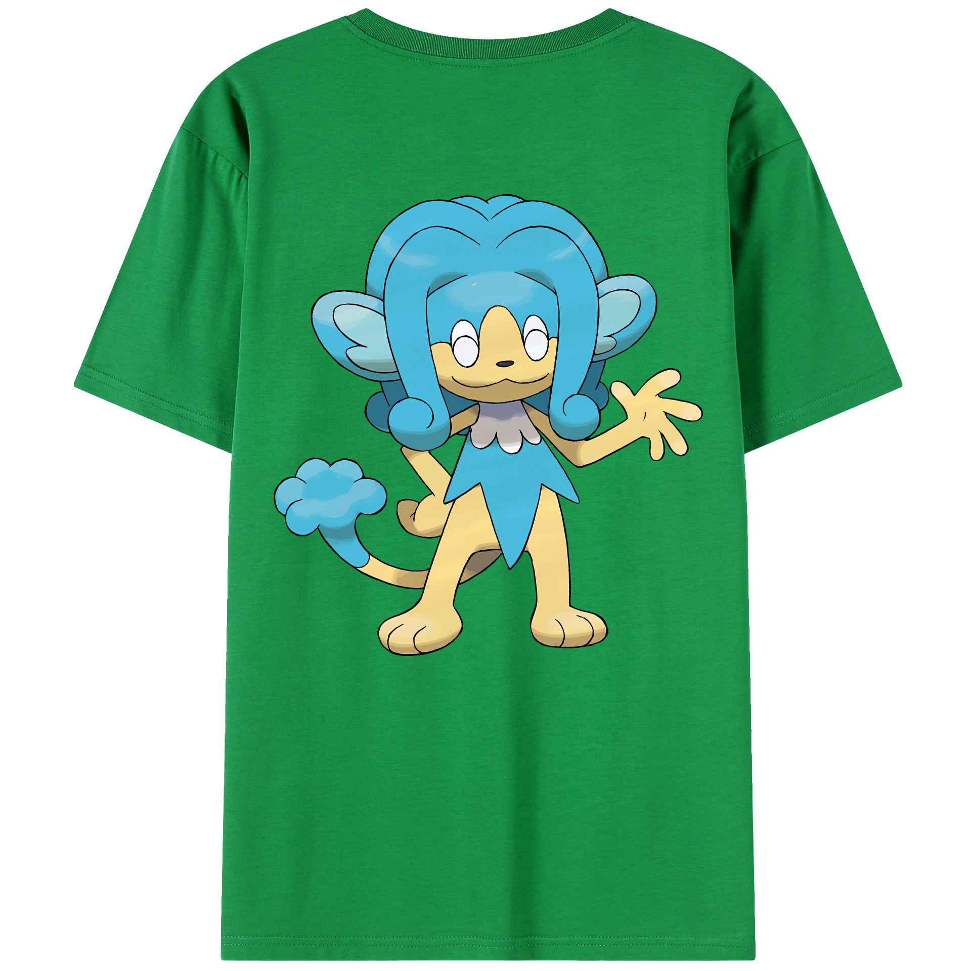 （画像用） ポケットモンスター Pokémon 綿100％ メンズ半袖Tシャツ（バックプリント） 通気性