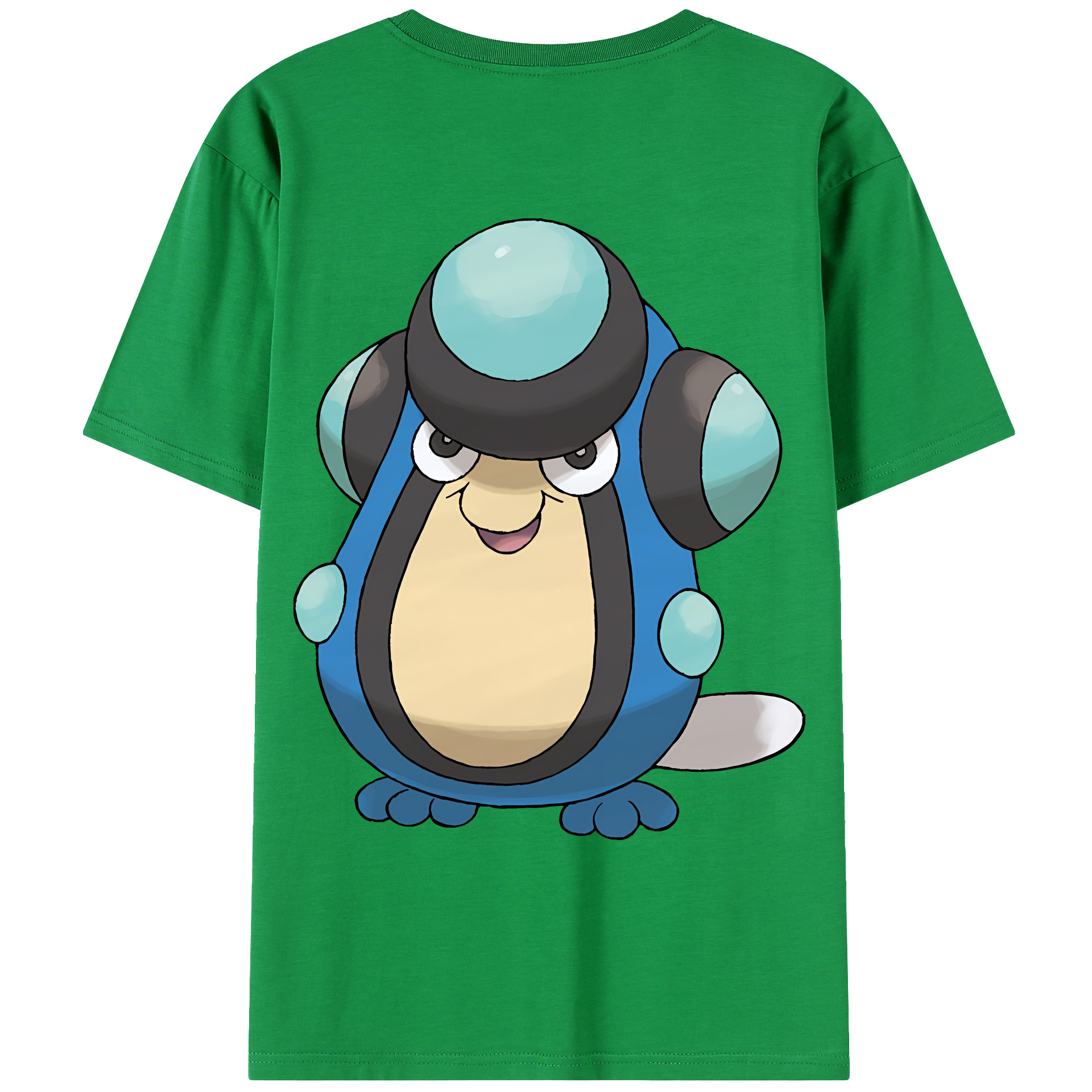（画像用） ポケットモンスター Pokémon 綿100％ メンズ半袖Tシャツ（バックプリント） 通気性
