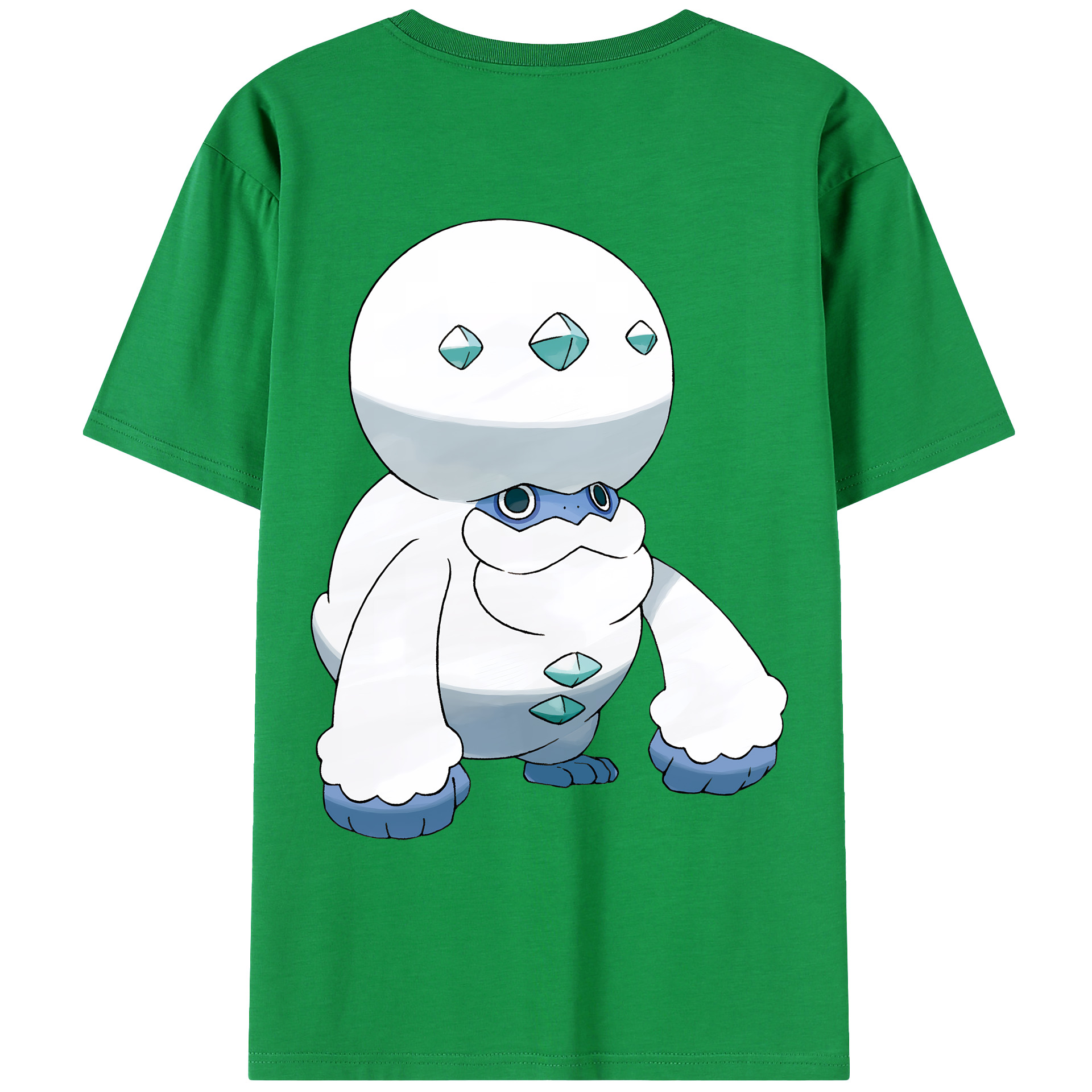（画像用） ポケットモンスター Pokémon 綿100％ メンズ半袖Tシャツ（バックプリント） 通気性