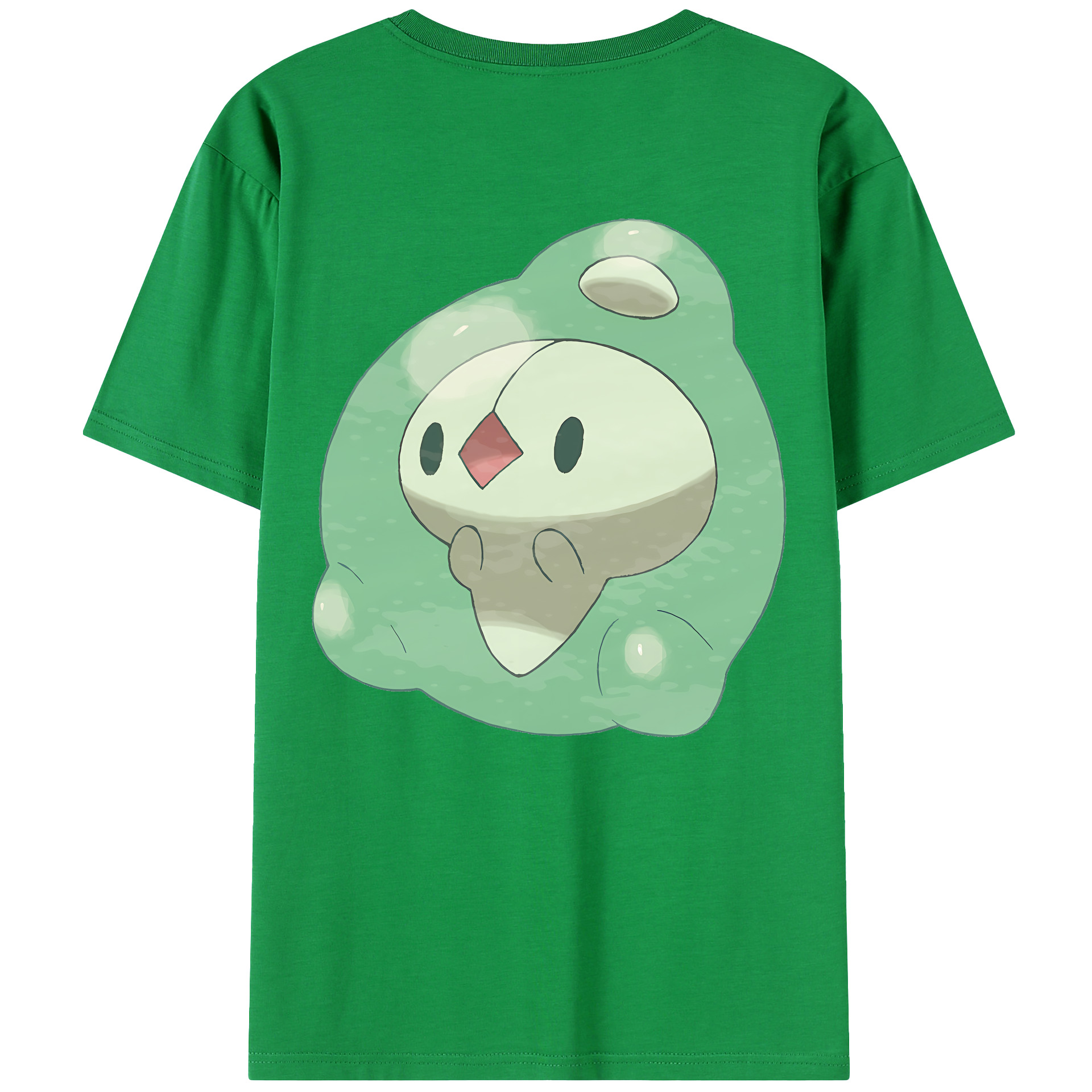 （画像用） ポケットモンスター Pokémon 綿100％ メンズ半袖Tシャツ（バックプリント） 通気性
