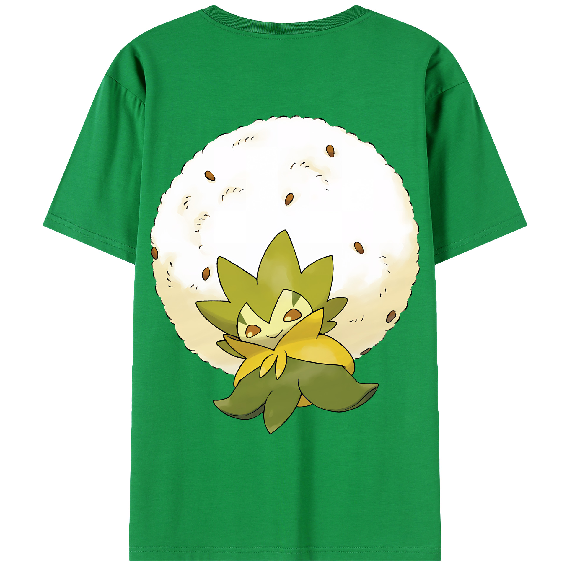 （画像用） ポケットモンスター Pokémon 綿100％ メンズ半袖Tシャツ（バックプリント） 通気性