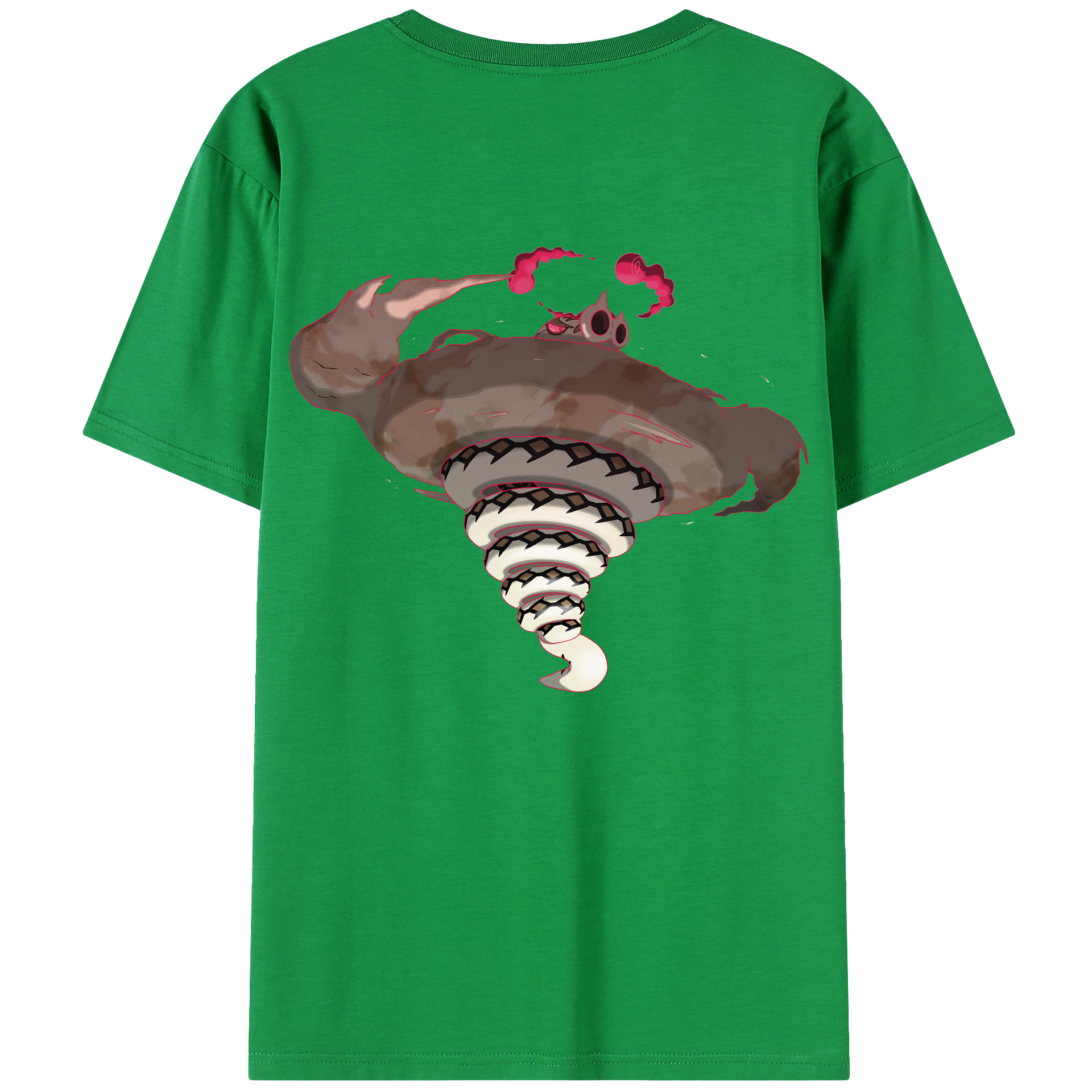 （画像用） ポケットモンスター Pokémon 綿100％ メンズ半袖Tシャツ（バックプリント） 通気性