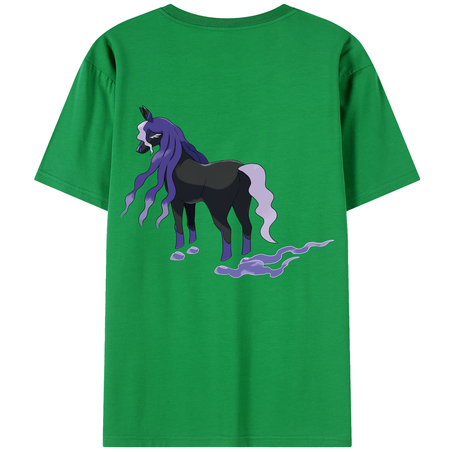 （画像用） ポケットモンスター Pokémon 綿100％ メンズ半袖Tシャツ（バックプリント） 通気性