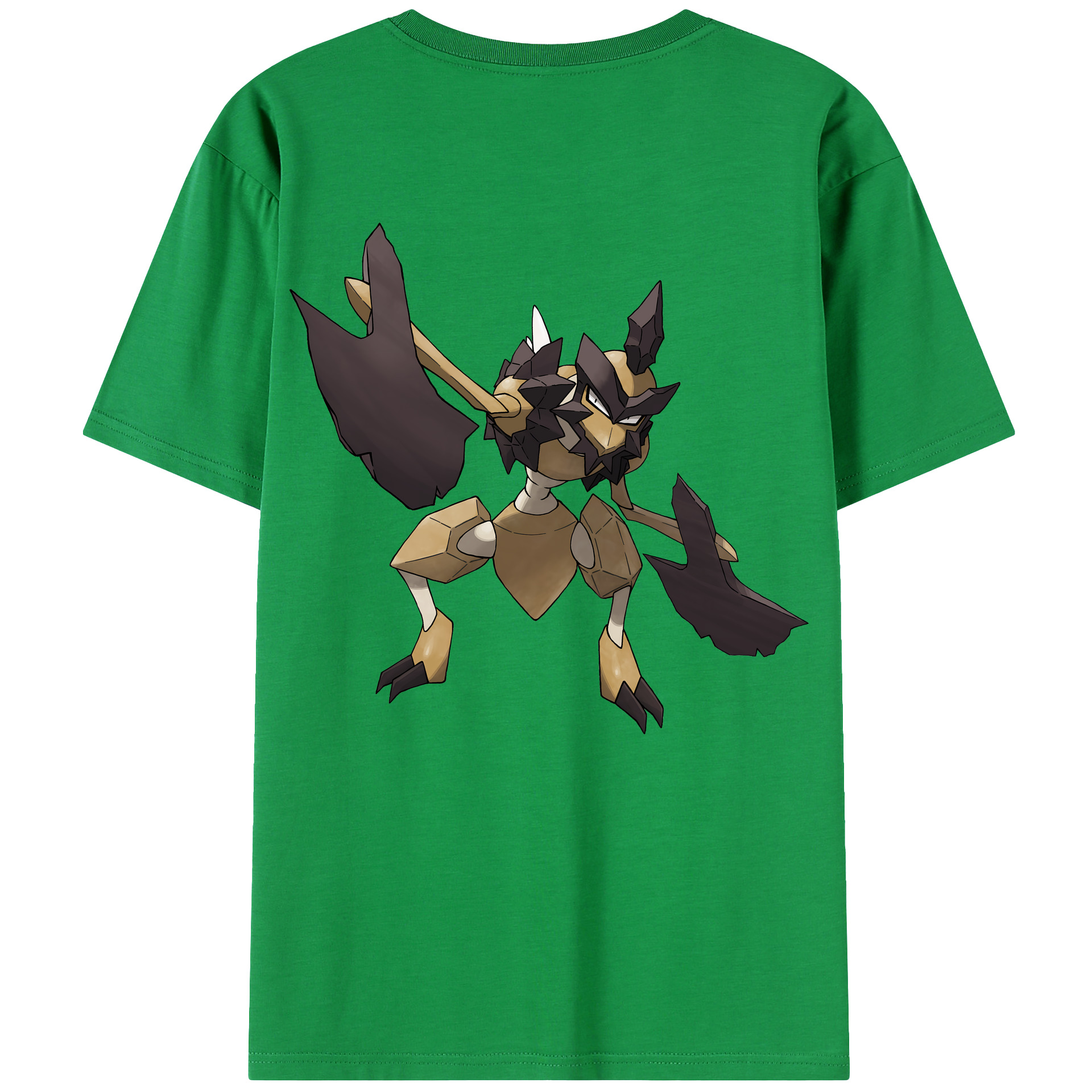 （画像用） ポケットモンスター Pokémon 綿100％ メンズ半袖Tシャツ（バックプリント） 通気性