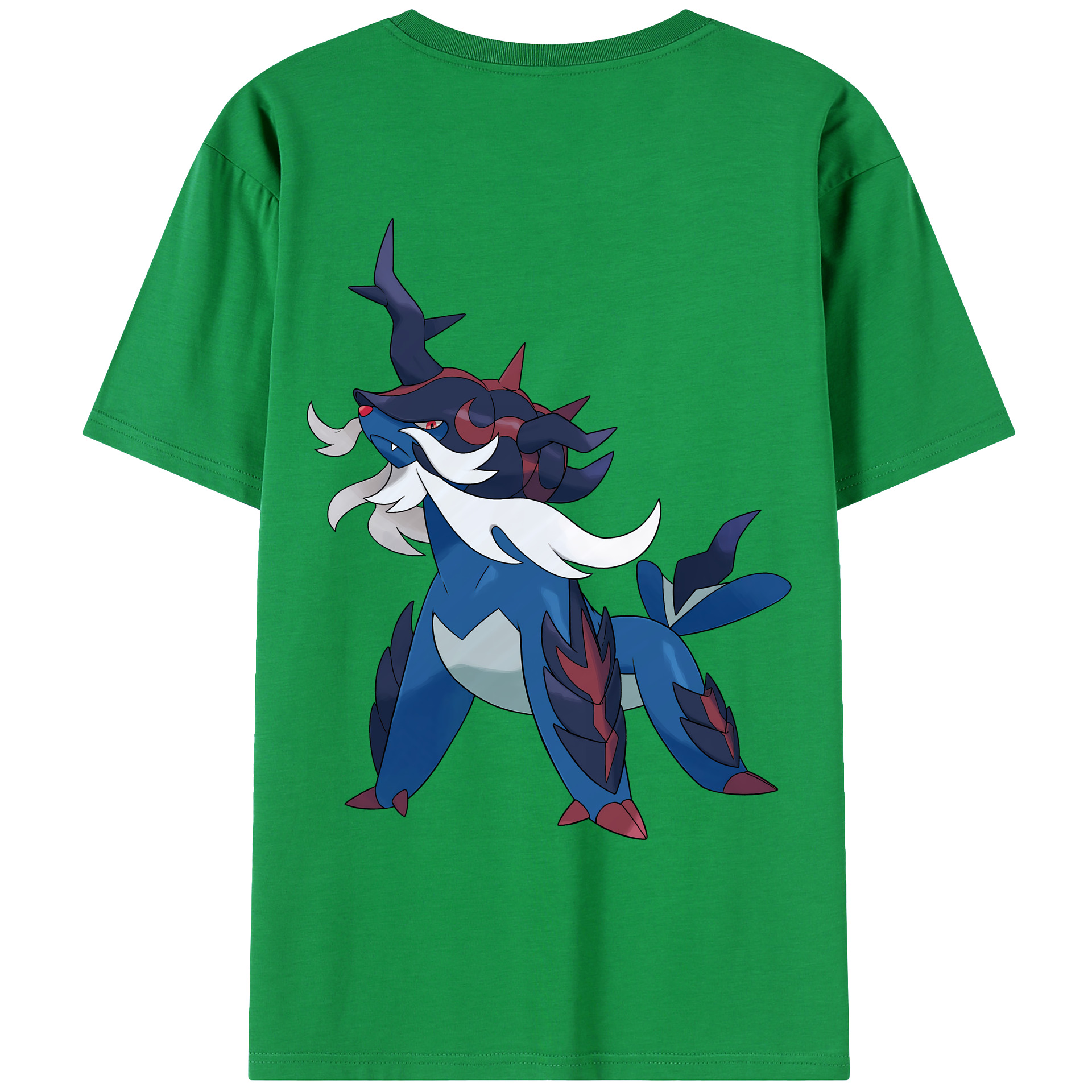 （画像用） ポケットモンスター Pokémon 綿100％ メンズ半袖Tシャツ（バックプリント） 通気性