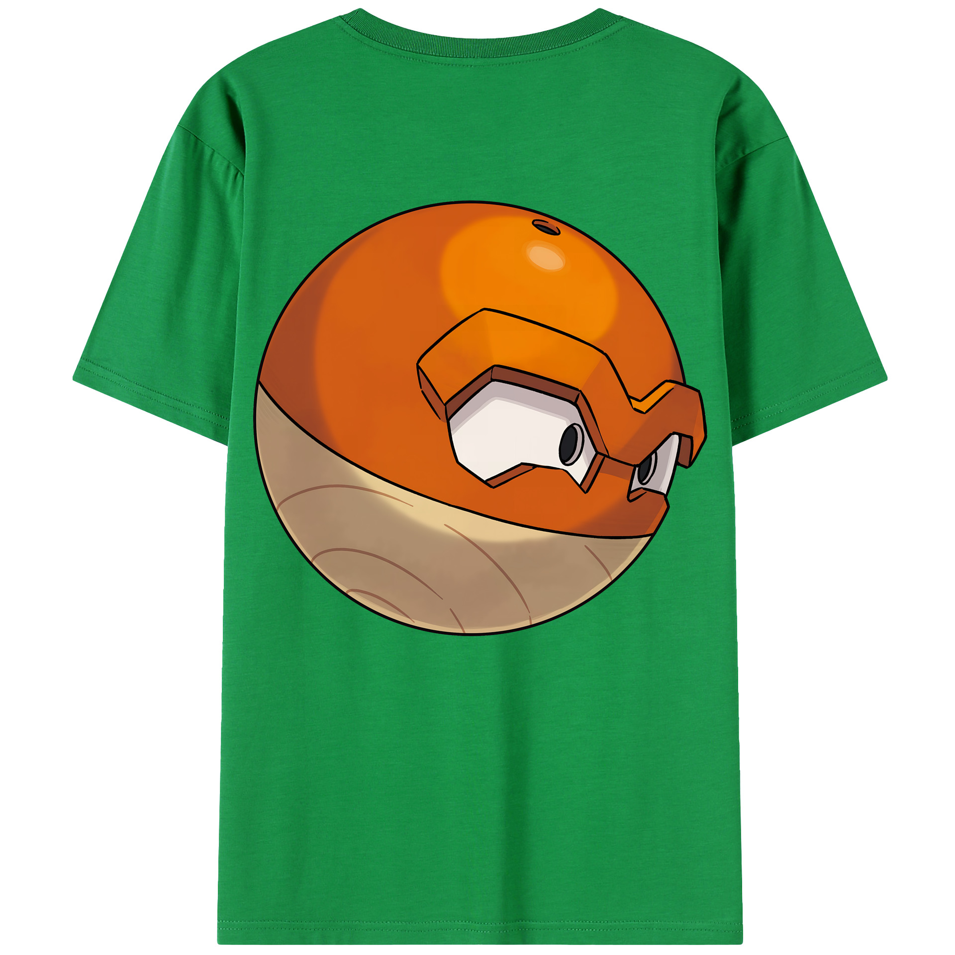 （画像用） ポケットモンスター Pokémon 綿100％ メンズ半袖Tシャツ（バックプリント） 通気性