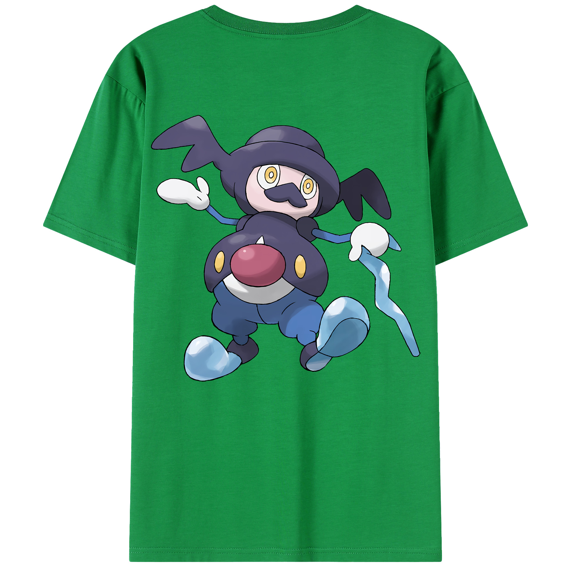 （画像用） ポケットモンスター Pokémon 綿100％ メンズ半袖Tシャツ（バックプリント） 通気性