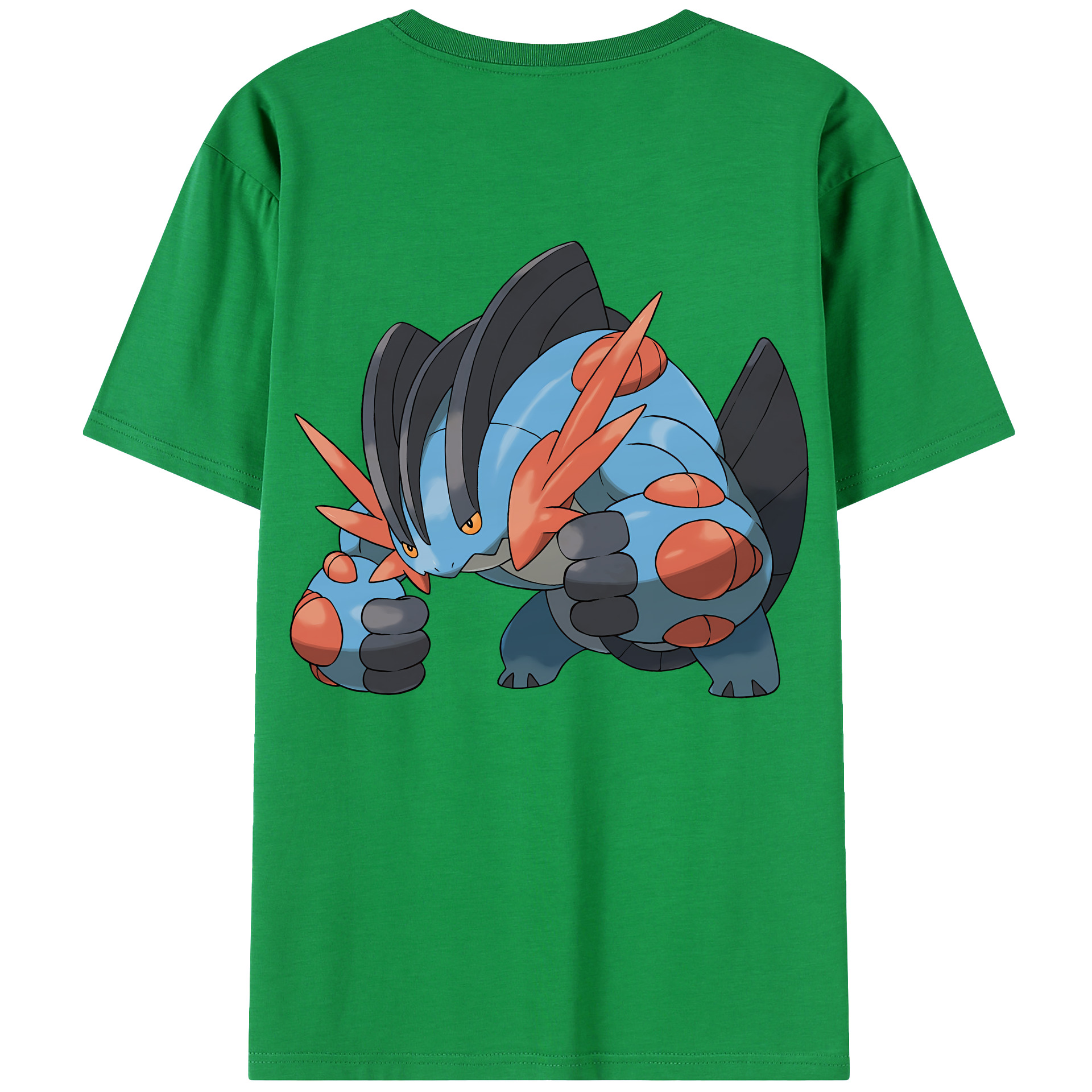 （画像用） ポケットモンスター Pokémon 綿100％ メンズ半袖Tシャツ（バックプリント） 通気性