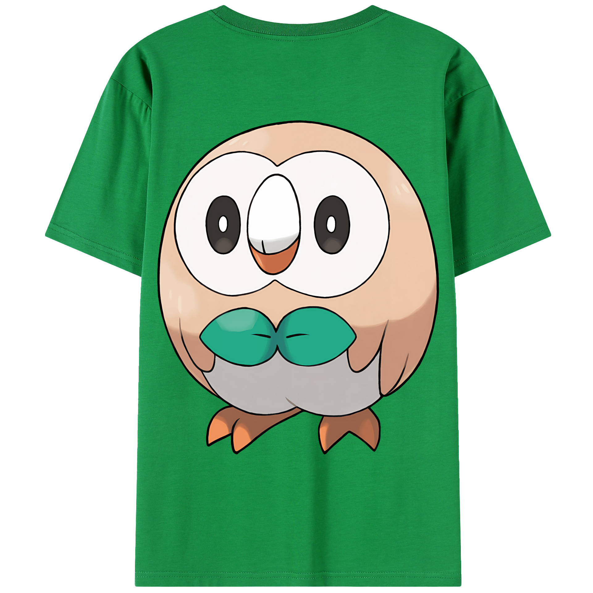 （画像用） ポケットモンスター Pokémon 綿100％ メンズ半袖Tシャツ（バックプリント） 通気性