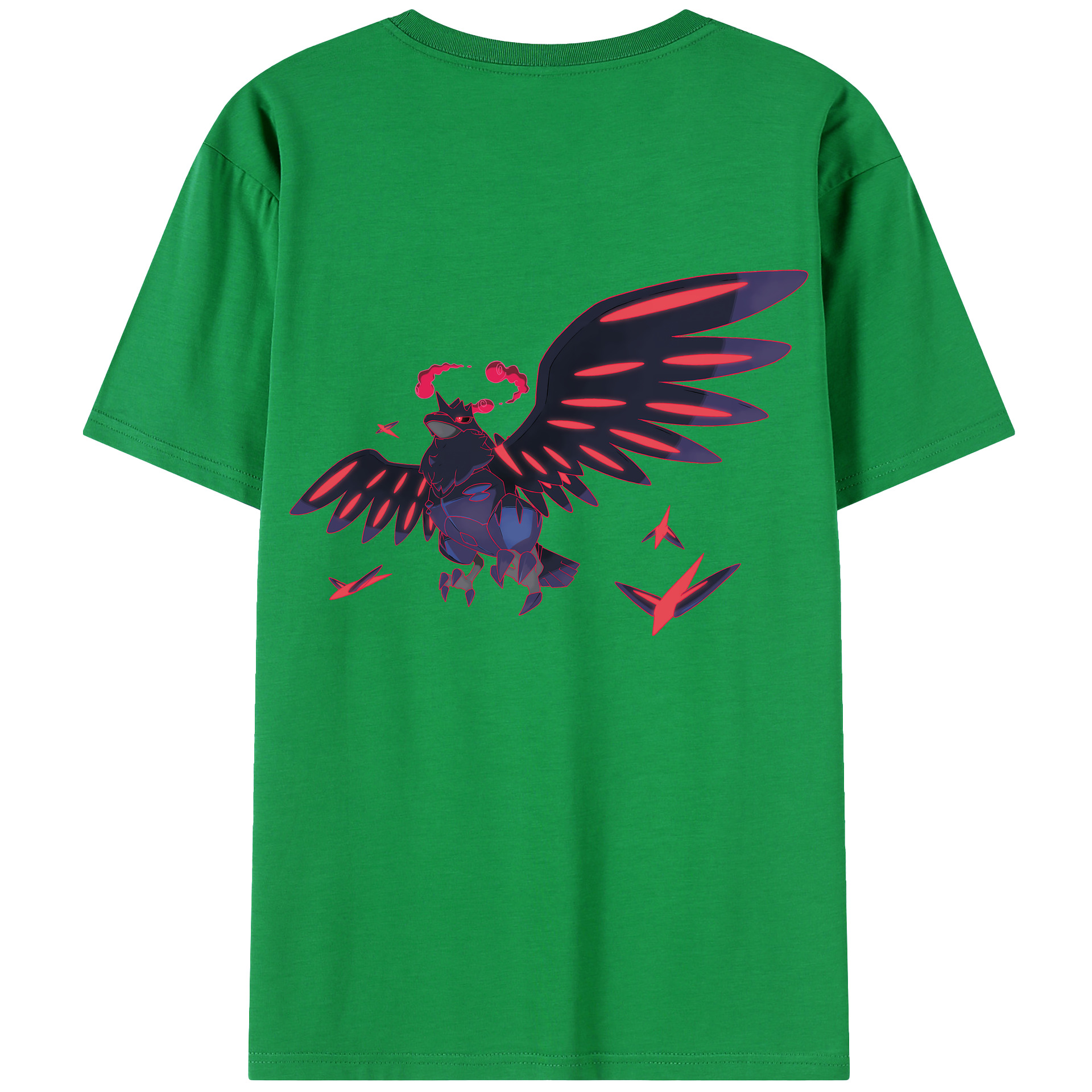 （画像用） ポケットモンスター Pokémon 綿100％ メンズ半袖Tシャツ（バックプリント） 通気性