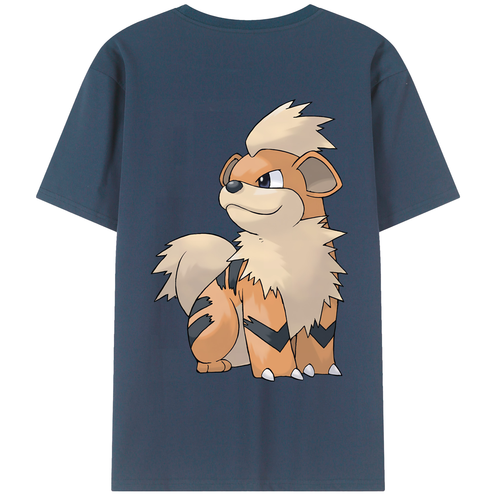 （画像用） ポケットモンスター Pokémon 綿100％ メンズ半袖Tシャツ（バックプリント） 通気性