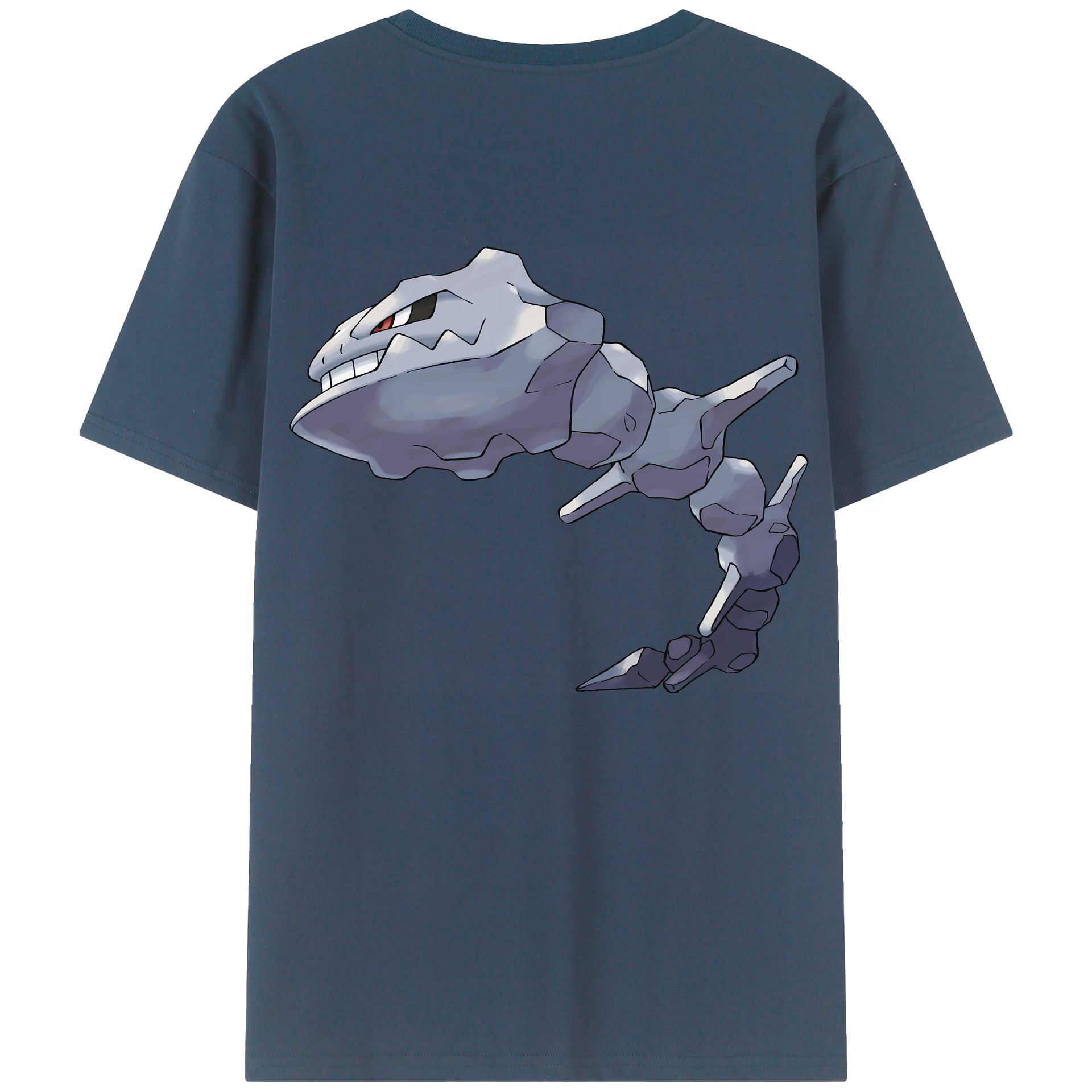 （画像用） ポケットモンスター Pokémon 綿100％ メンズ半袖Tシャツ（バックプリント） 通気性