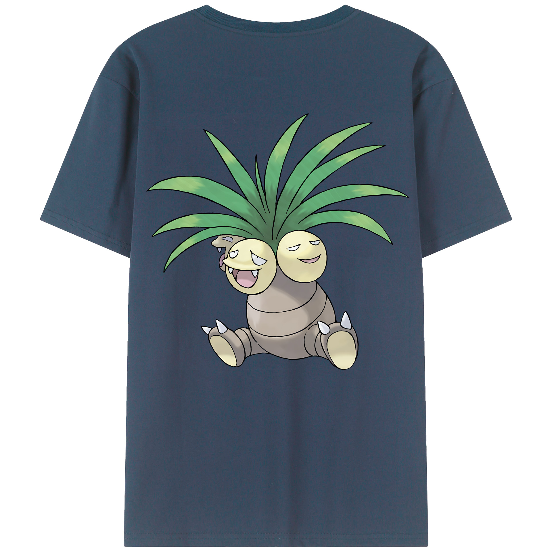 （画像用） ポケットモンスター Pokémon 綿100％ メンズ半袖Tシャツ（バックプリント） 通気性