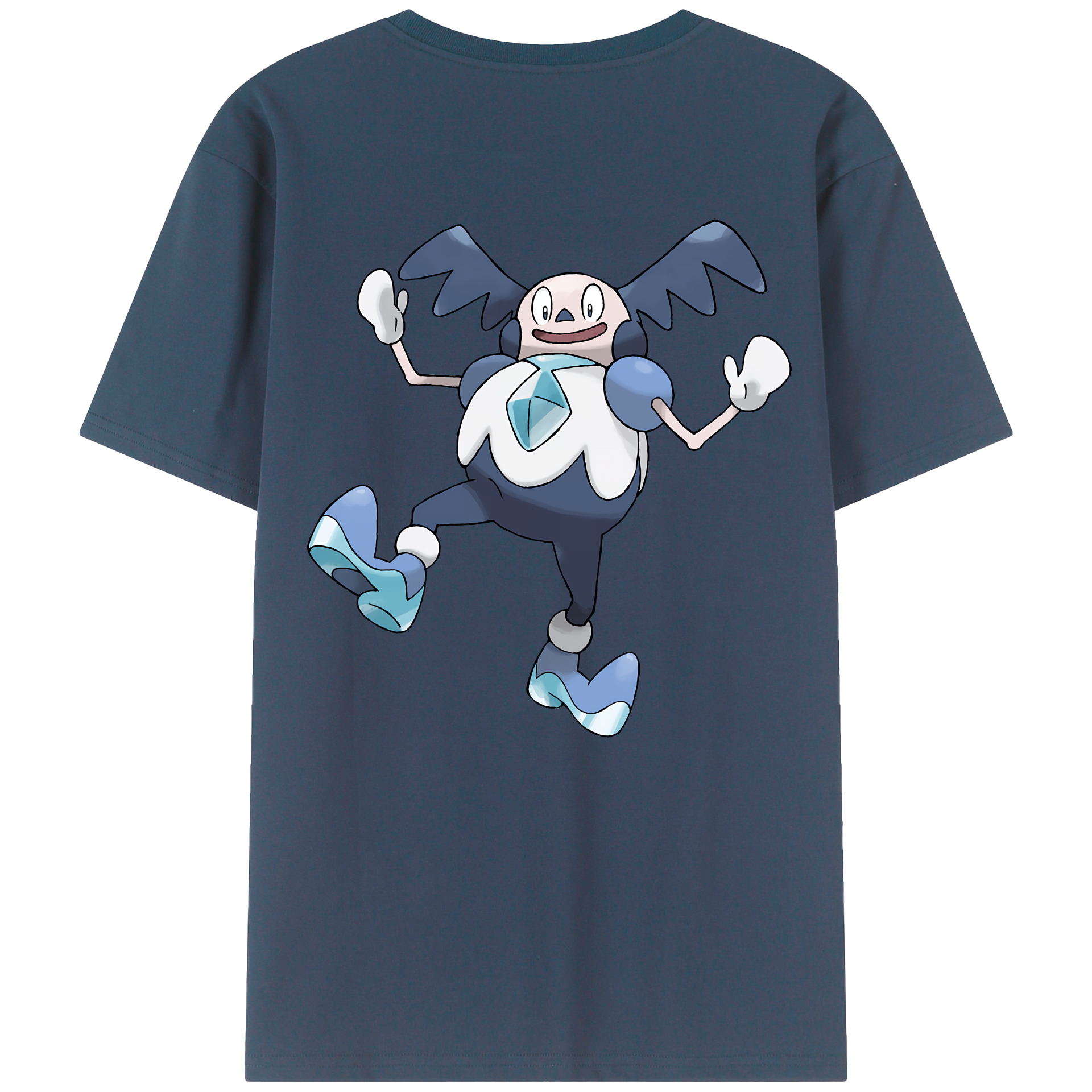 （画像用） ポケットモンスター Pokémon 綿100％ メンズ半袖Tシャツ（バックプリント） 通気性
