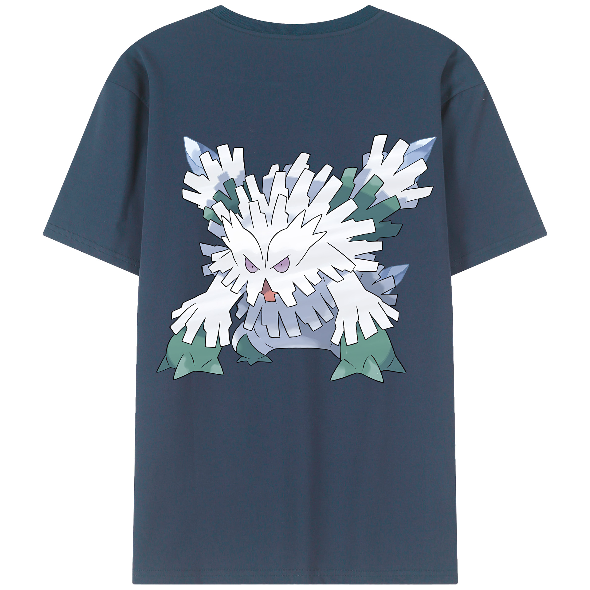 （画像用） ポケットモンスター Pokémon 綿100％ メンズ半袖Tシャツ（バックプリント） 通気性