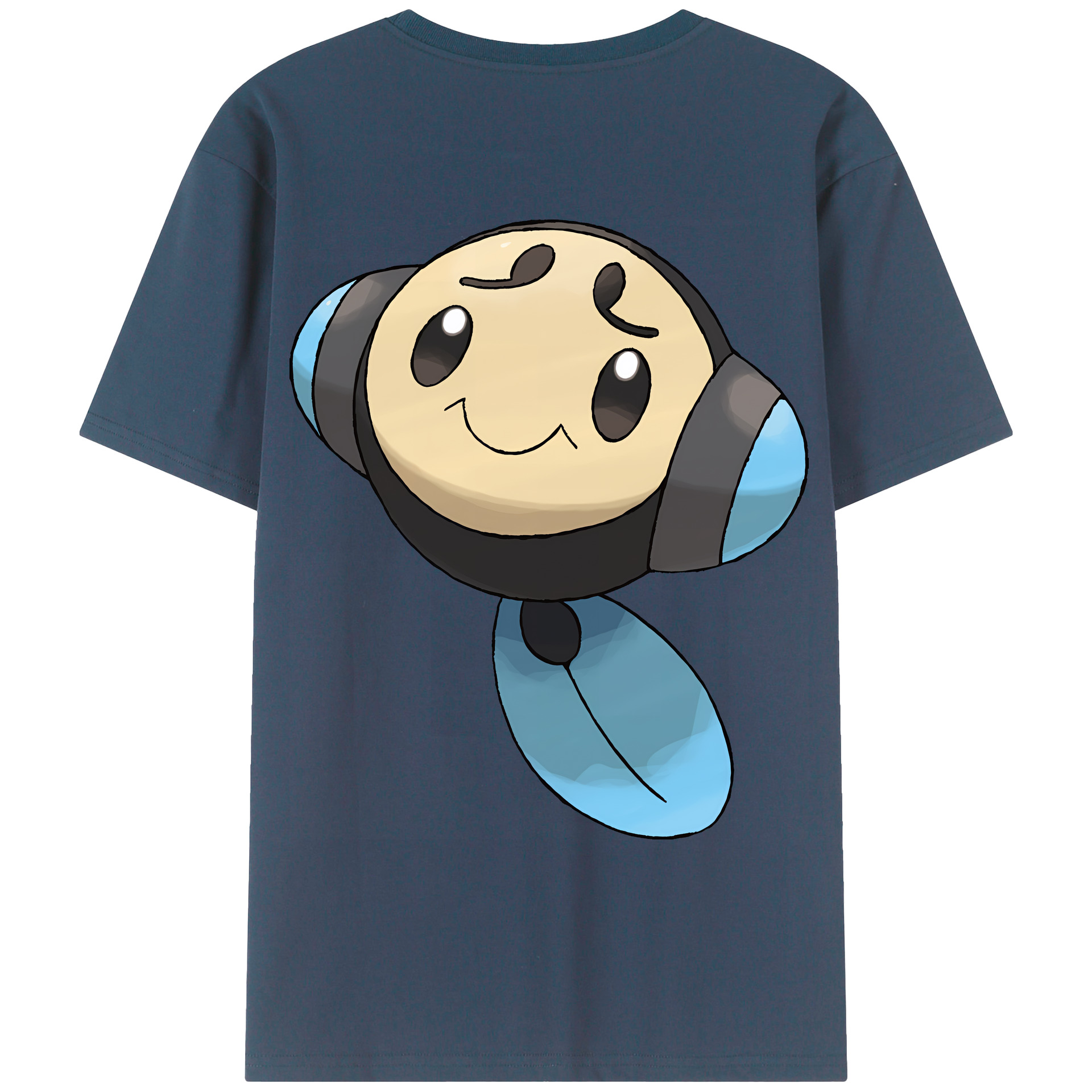 （画像用） ポケットモンスター Pokémon 綿100％ メンズ半袖Tシャツ（バックプリント） 通気性