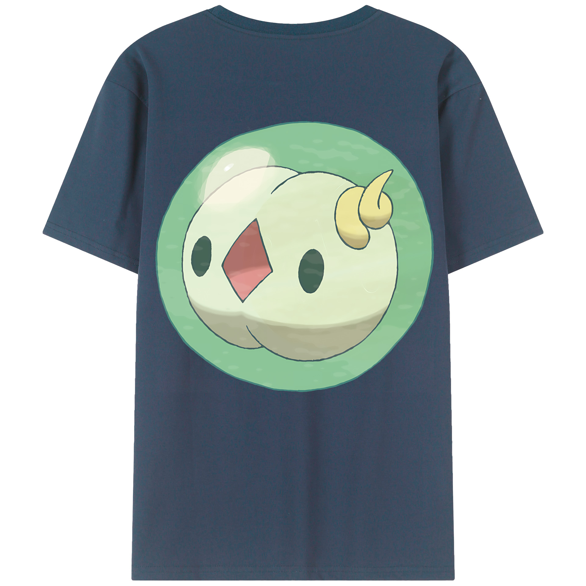 （画像用） ポケットモンスター Pokémon 綿100％ メンズ半袖Tシャツ（バックプリント） 通気性