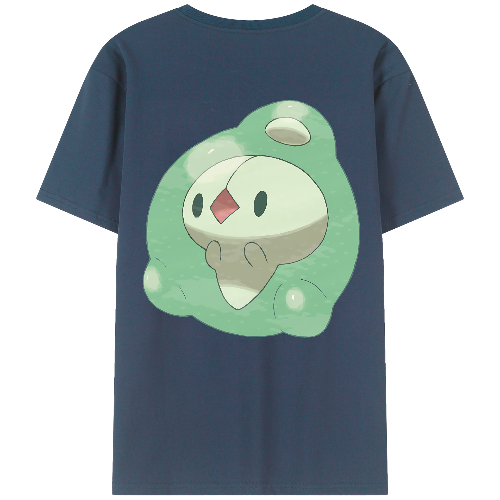 （画像用） ポケットモンスター Pokémon 綿100％ メンズ半袖Tシャツ（バックプリント） 通気性