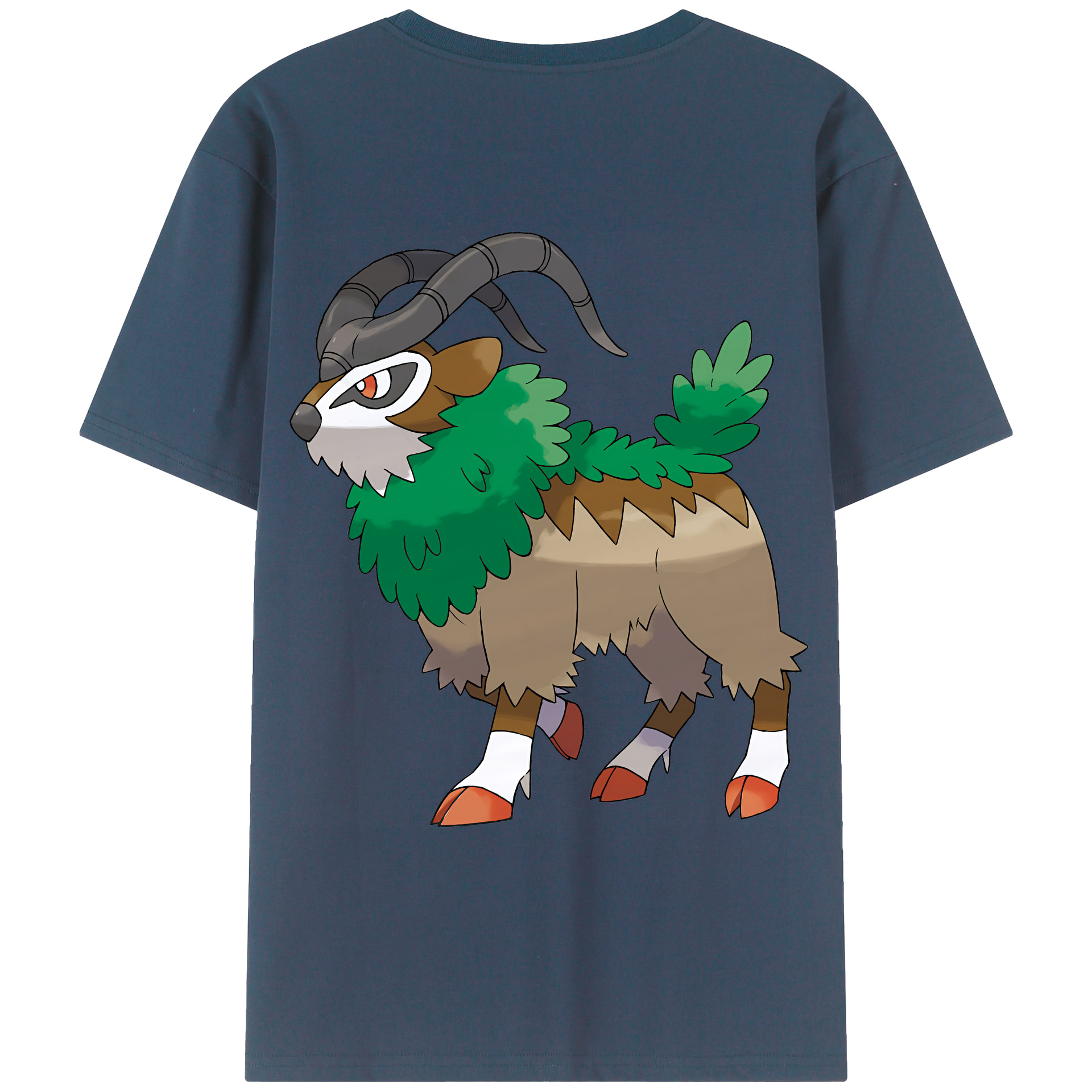 （画像用） ポケットモンスター Pokémon 綿100％ メンズ半袖Tシャツ（バックプリント） 通気性