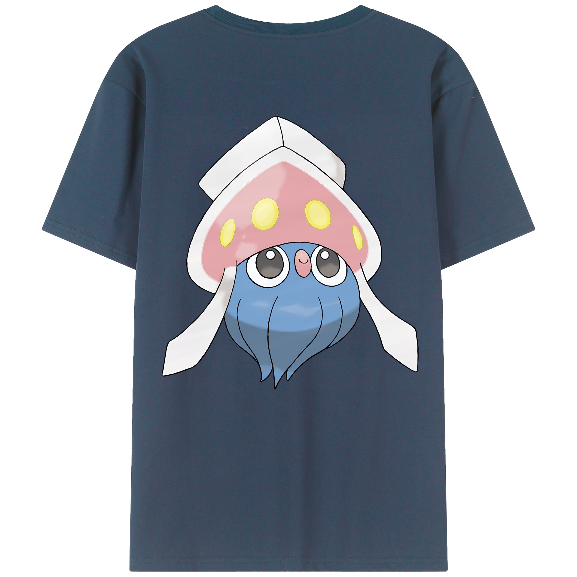（画像用） ポケットモンスター Pokémon 綿100％ メンズ半袖Tシャツ（バックプリント） 通気性