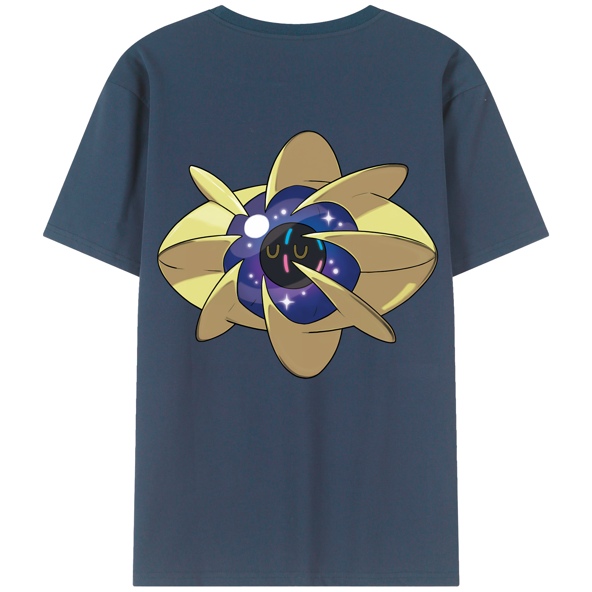 （画像用） ポケットモンスター Pokémon 綿100％ メンズ半袖Tシャツ（バックプリント） 通気性
