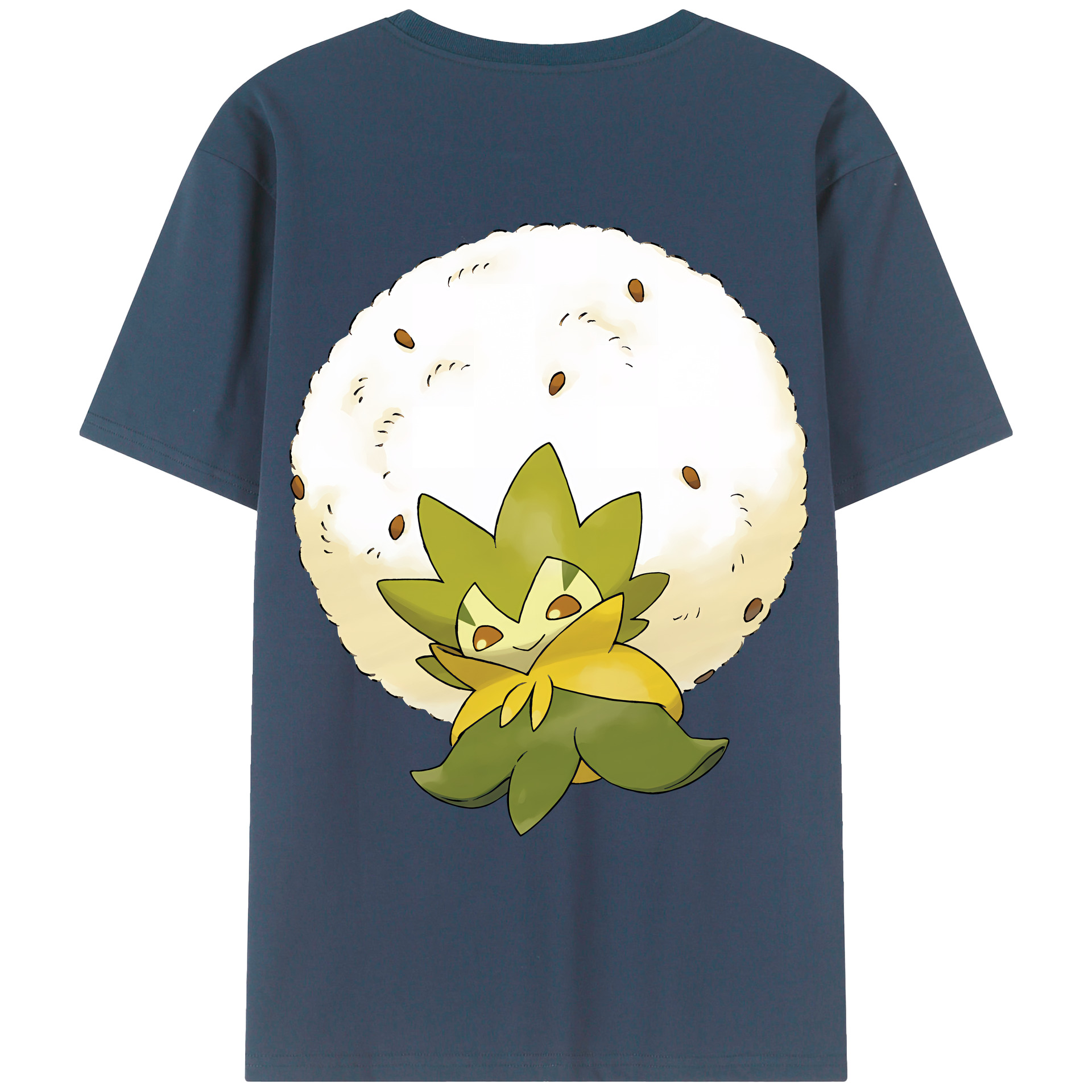 （画像用） ポケットモンスター Pokémon 綿100％ メンズ半袖Tシャツ（バックプリント） 通気性