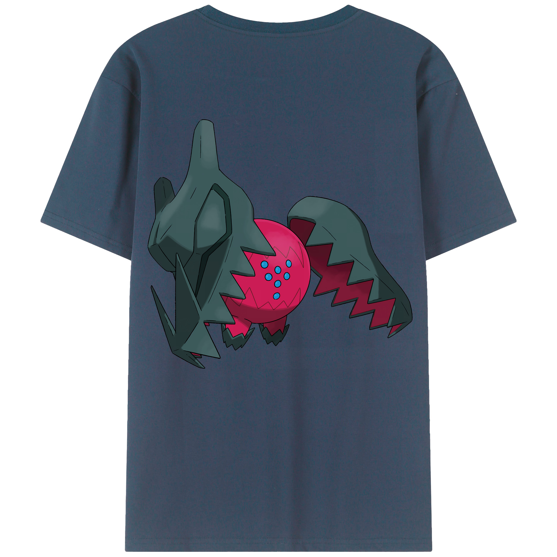 （画像用） ポケットモンスター Pokémon 綿100％ メンズ半袖Tシャツ（バックプリント） 通気性