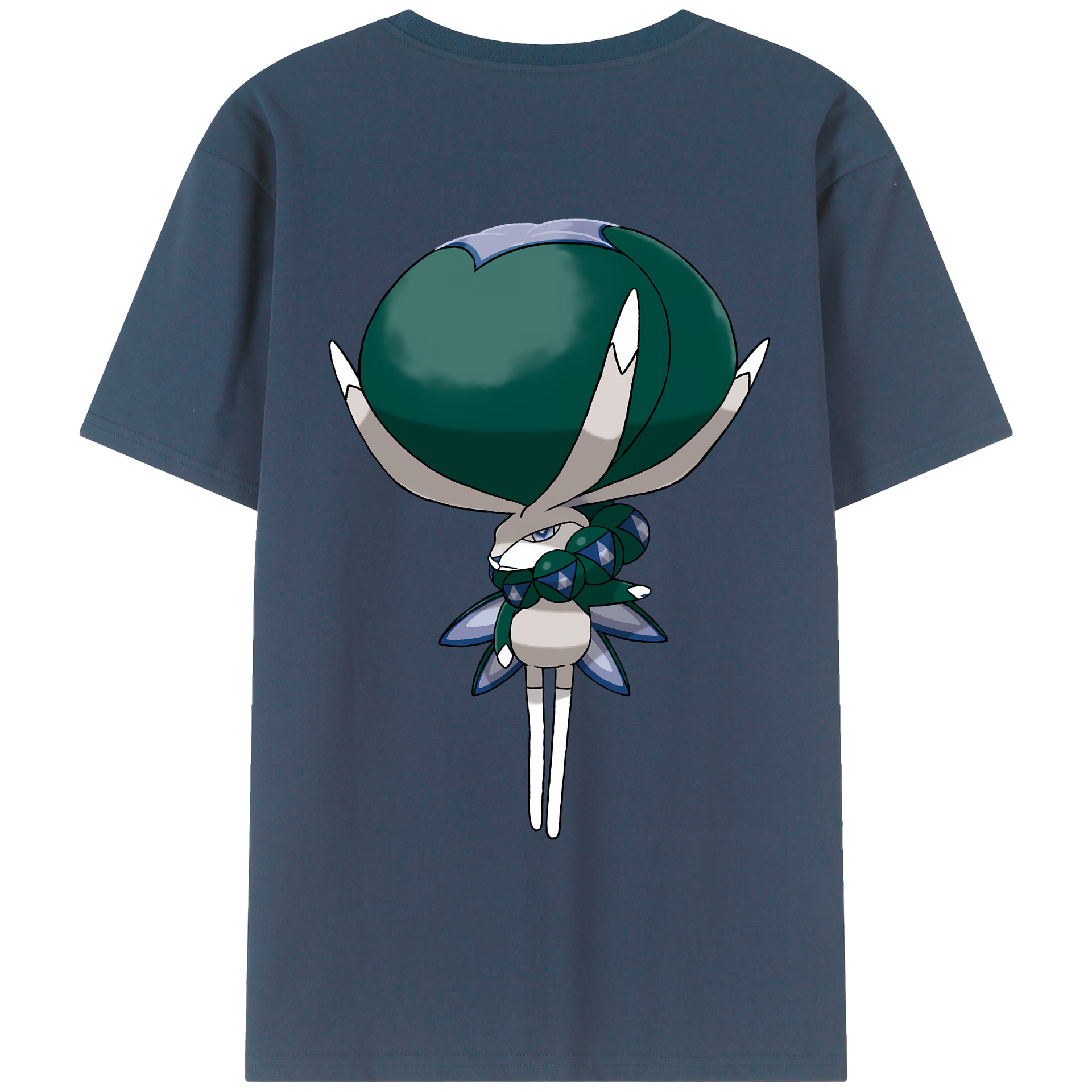 （画像用） ポケットモンスター Pokémon 綿100％ メンズ半袖Tシャツ（バックプリント） 通気性