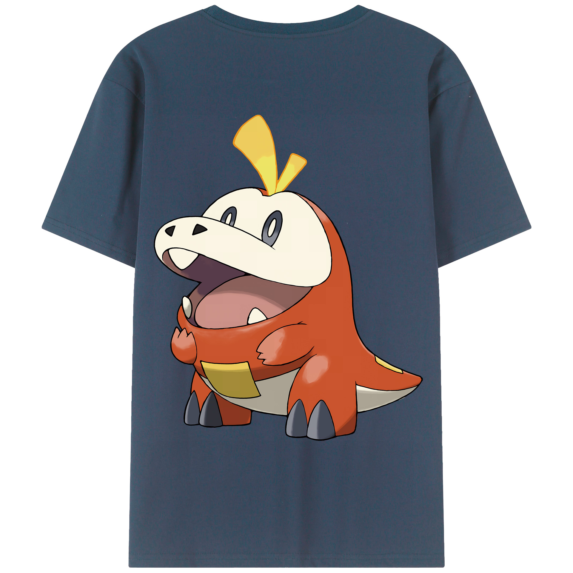 （画像用） ポケットモンスター Pokémon 綿100％ メンズ半袖Tシャツ（バックプリント） 通気性