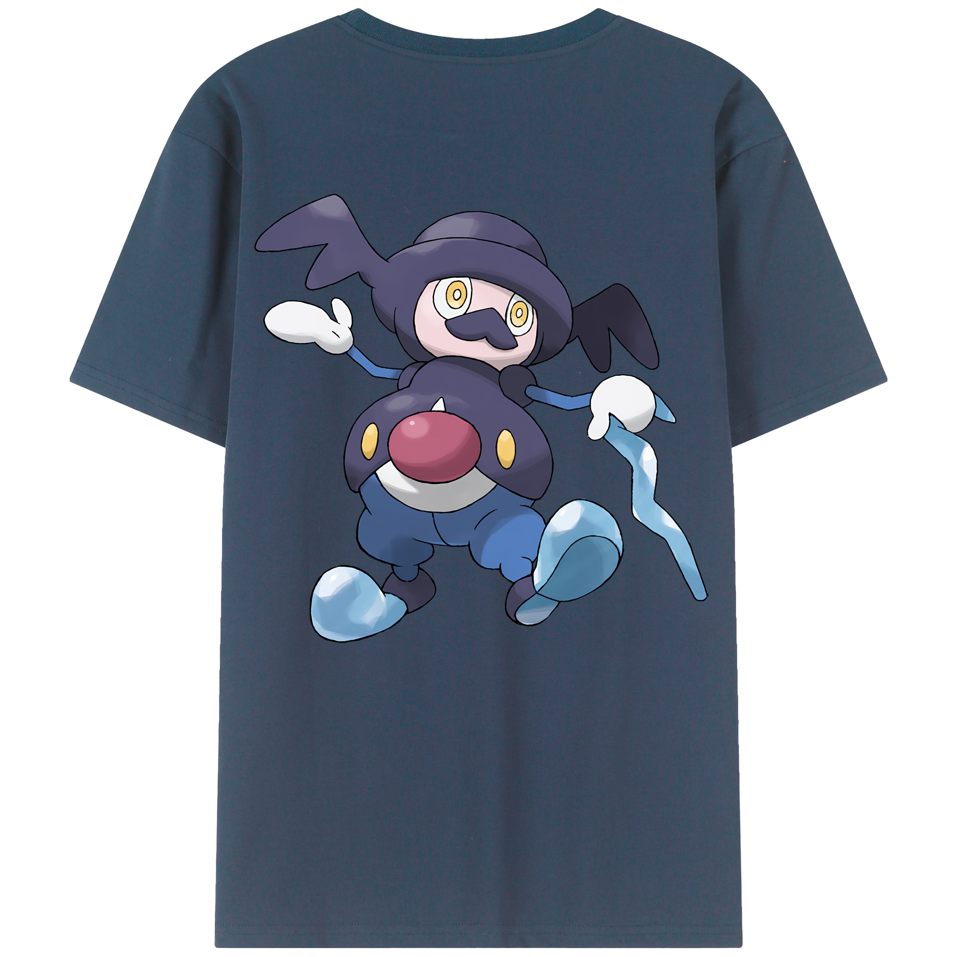 （画像用） ポケットモンスター Pokémon 綿100％ メンズ半袖Tシャツ（バックプリント） 通気性