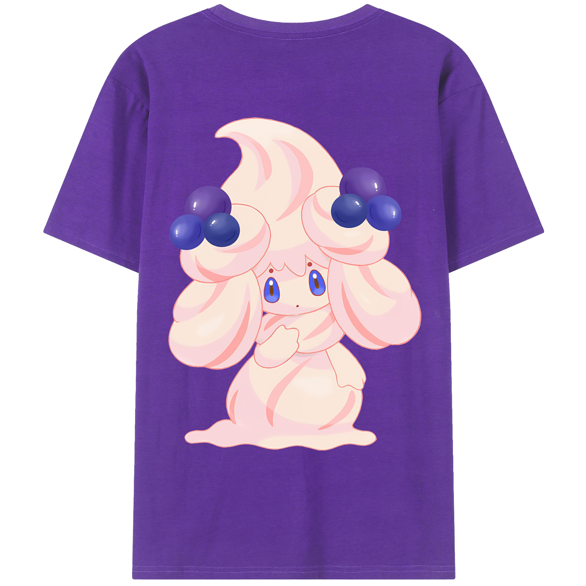 （画像用） ポケットモンスター Pokémon 綿100％ メンズ半袖Tシャツ（バックプリント） 通気性
