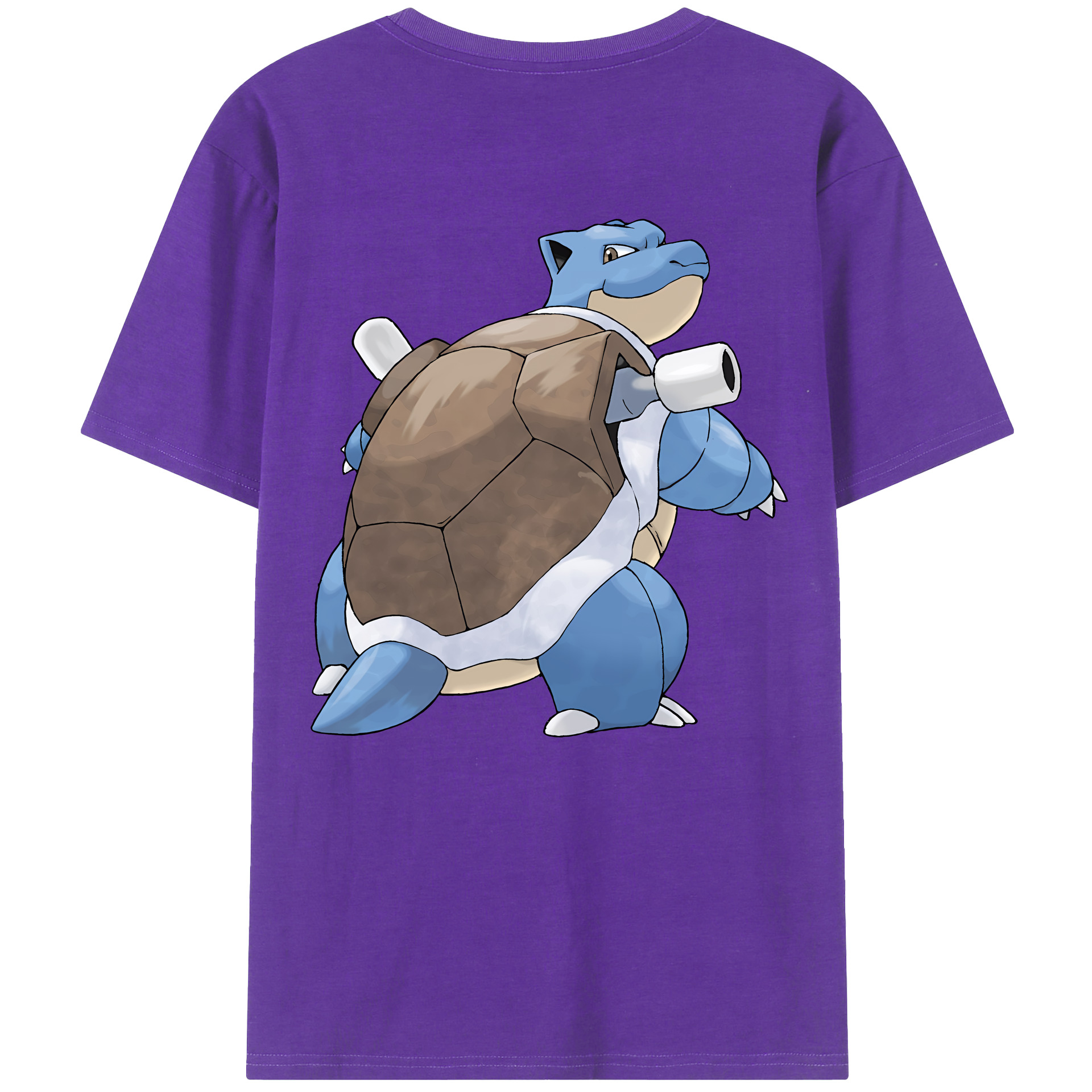 （画像用） ポケットモンスター Pokémon 綿100％ メンズ半袖Tシャツ（バックプリント） 通気性