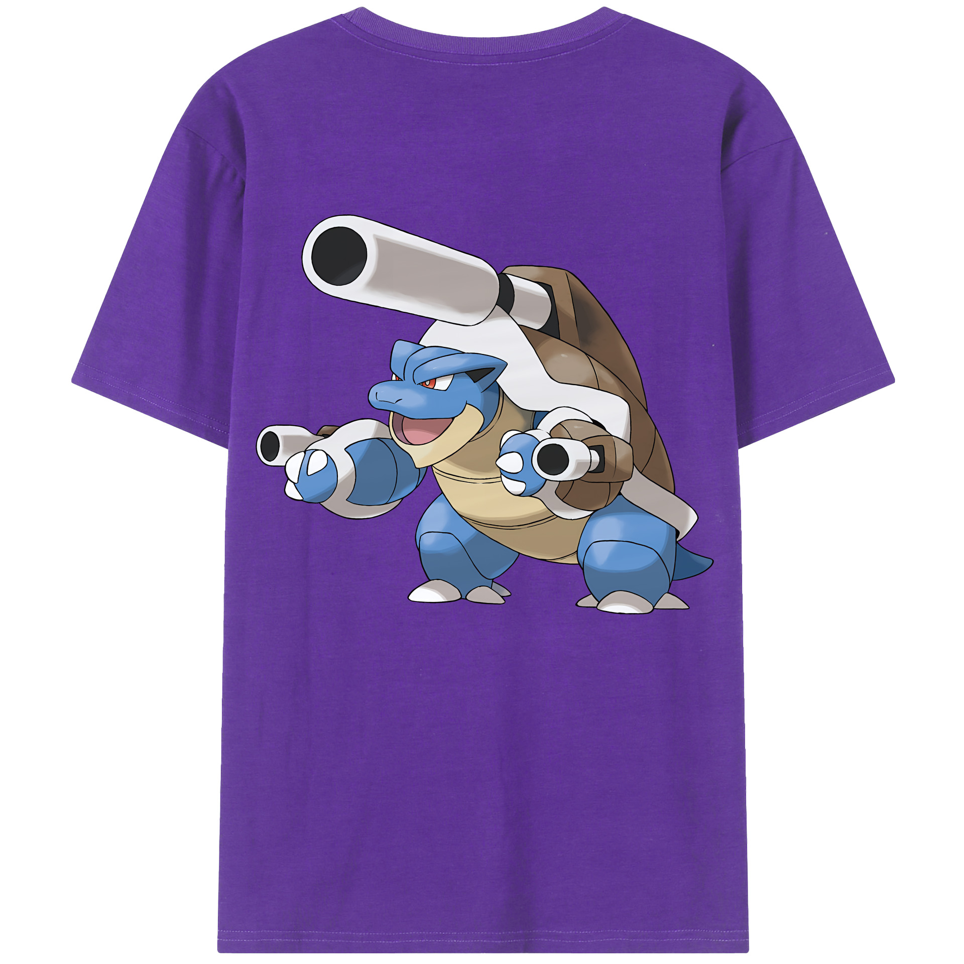 （画像用） ポケットモンスター Pokémon 綿100％ メンズ半袖Tシャツ（バックプリント） 通気性