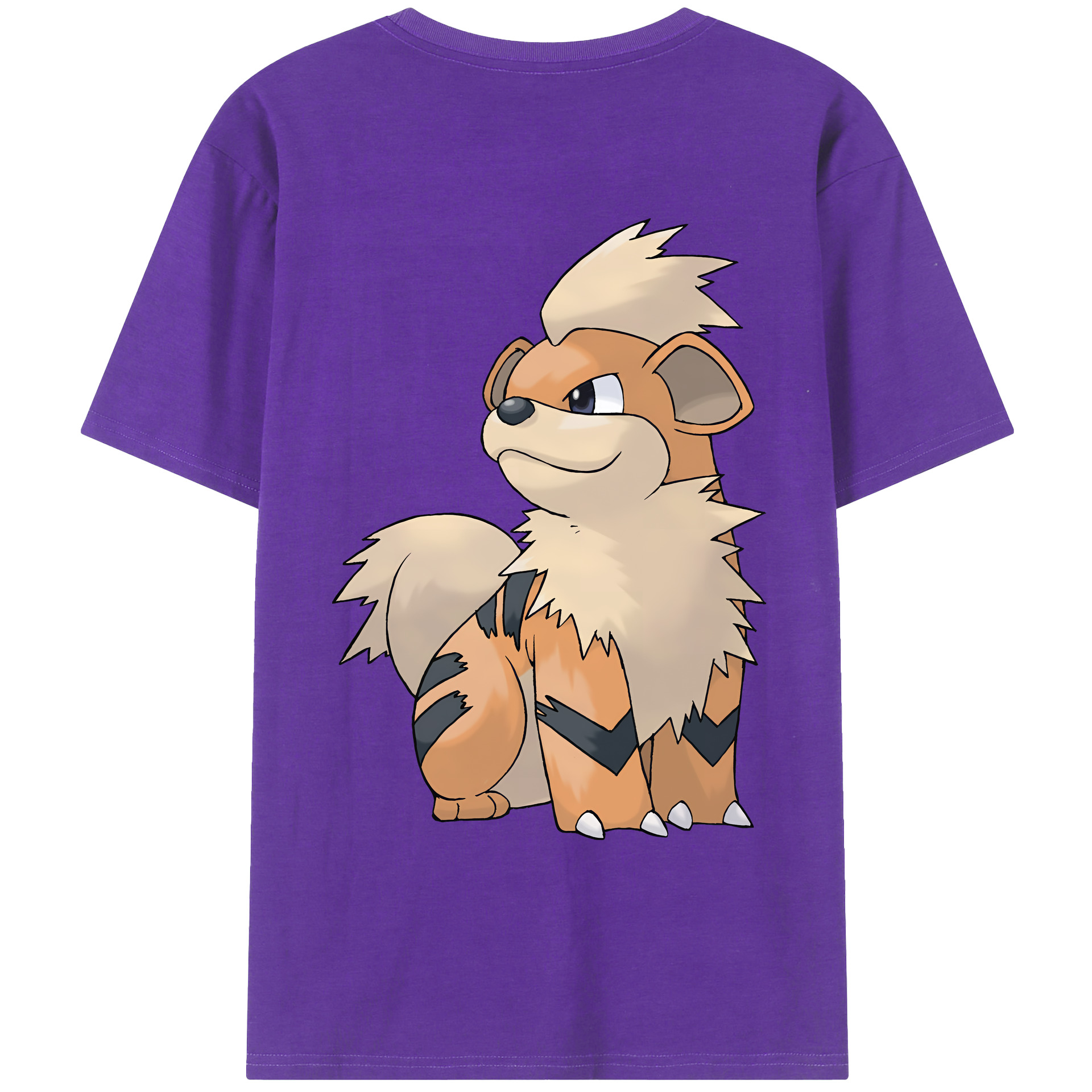 （画像用） ポケットモンスター Pokémon 綿100％ メンズ半袖Tシャツ（バックプリント） 通気性