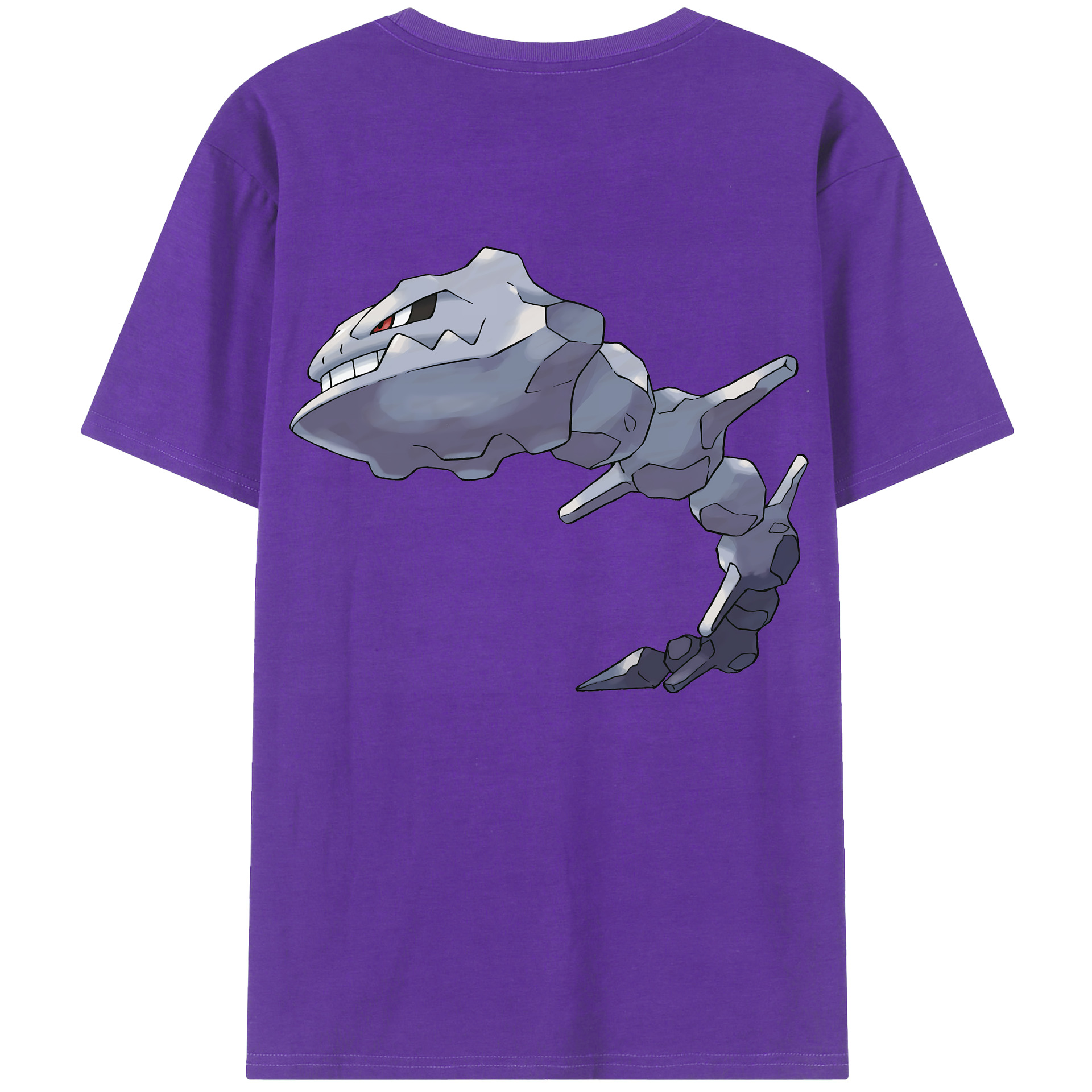 （画像用） ポケットモンスター Pokémon 綿100％ メンズ半袖Tシャツ（バックプリント） 通気性