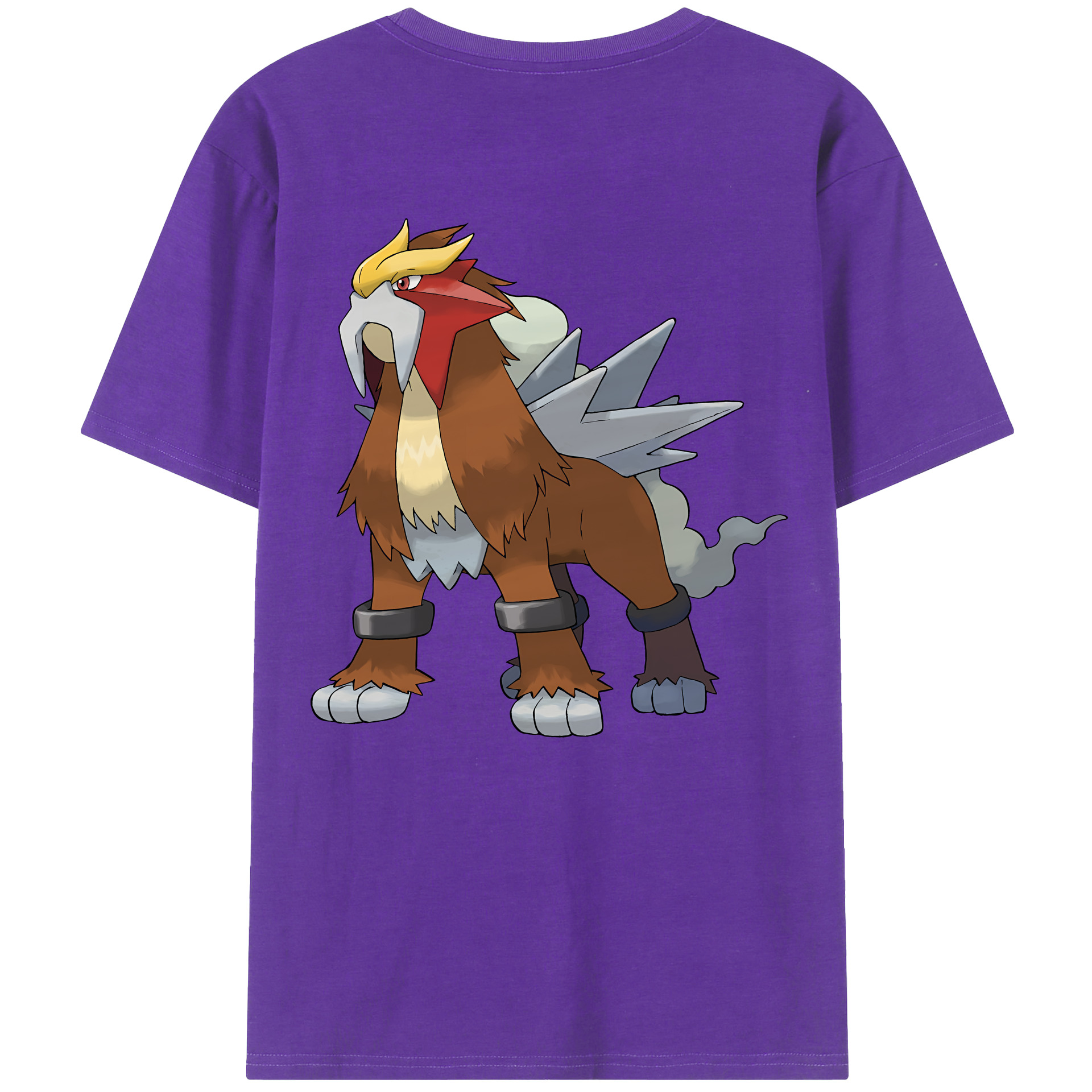 （画像用） ポケットモンスター Pokémon 綿100％ メンズ半袖Tシャツ（バックプリント） 通気性