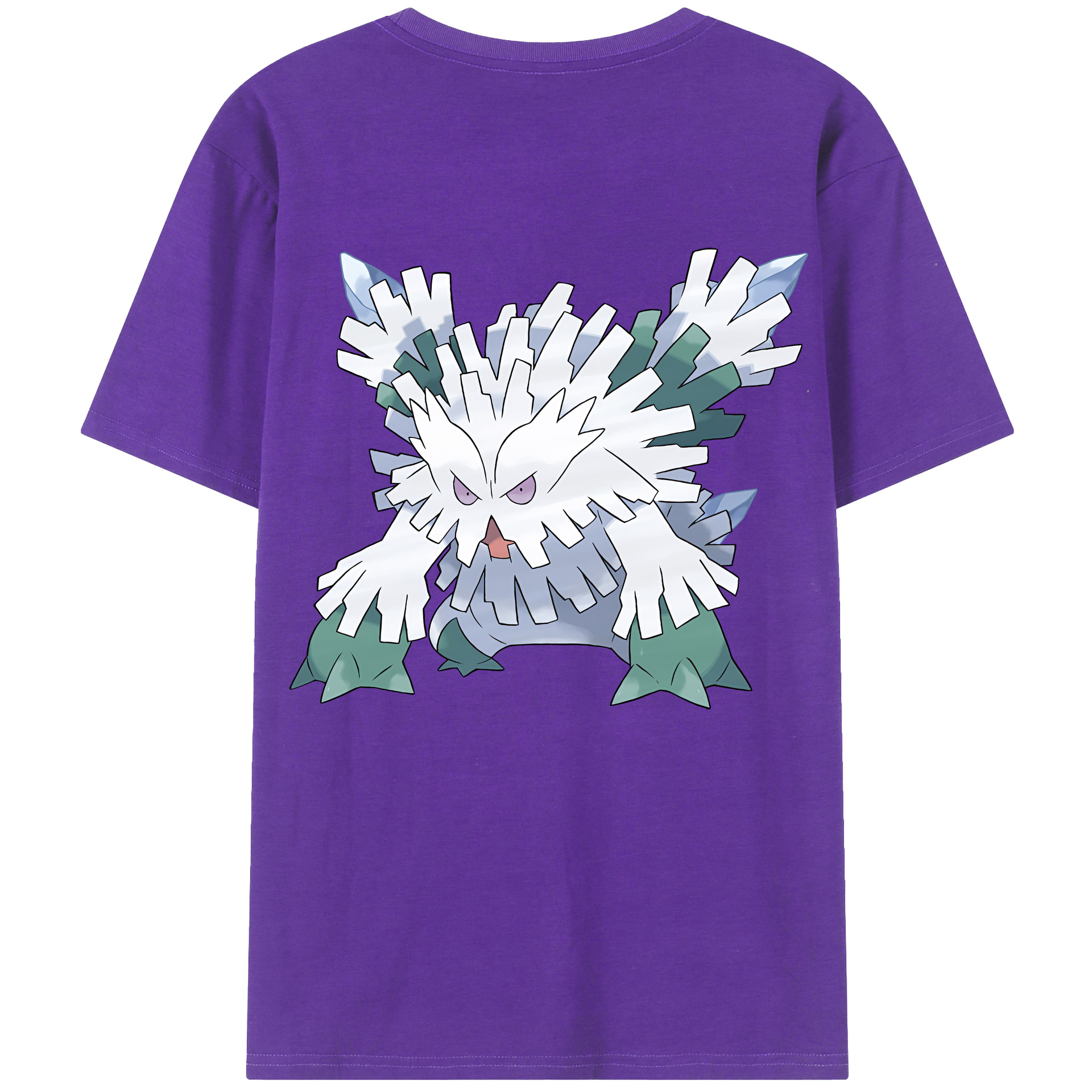 （画像用） ポケットモンスター Pokémon 綿100％ メンズ半袖Tシャツ（バックプリント） 通気性