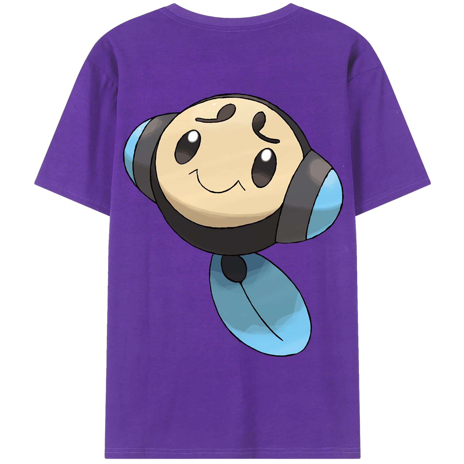 （画像用） ポケットモンスター Pokémon 綿100％ メンズ半袖Tシャツ（バックプリント） 通気性