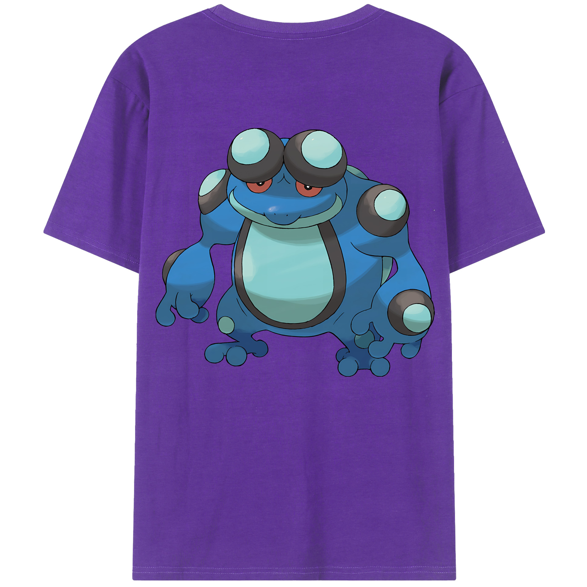 （画像用） ポケットモンスター Pokémon 綿100％ メンズ半袖Tシャツ（バックプリント） 通気性
