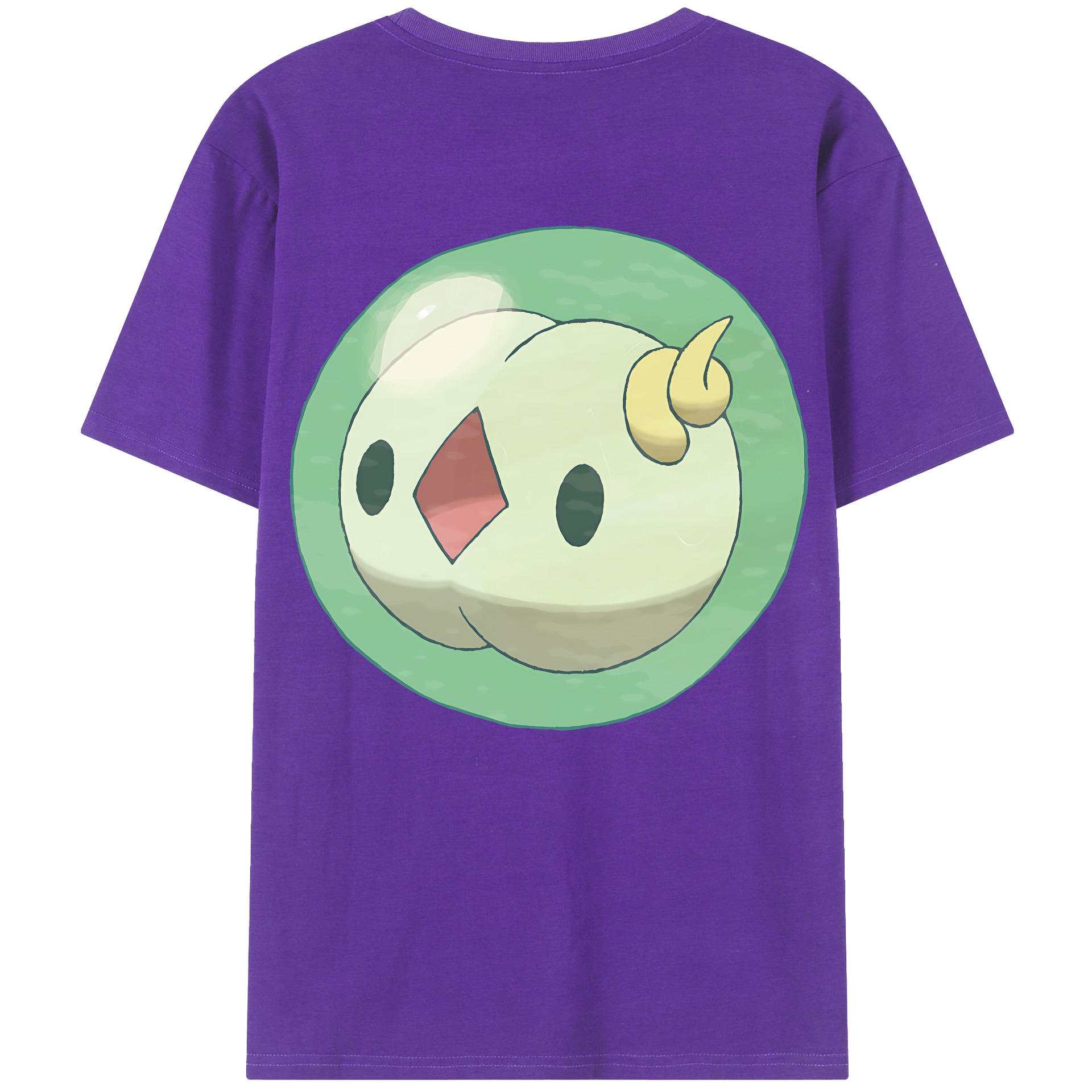 （画像用） ポケットモンスター Pokémon 綿100％ メンズ半袖Tシャツ（バックプリント） 通気性