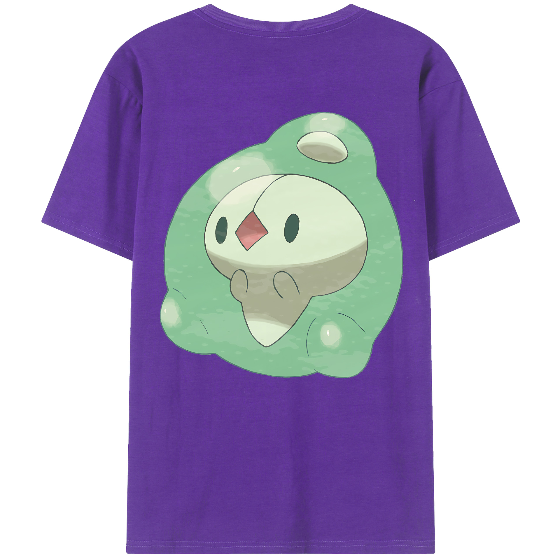 （画像用） ポケットモンスター Pokémon 綿100％ メンズ半袖Tシャツ（バックプリント） 通気性