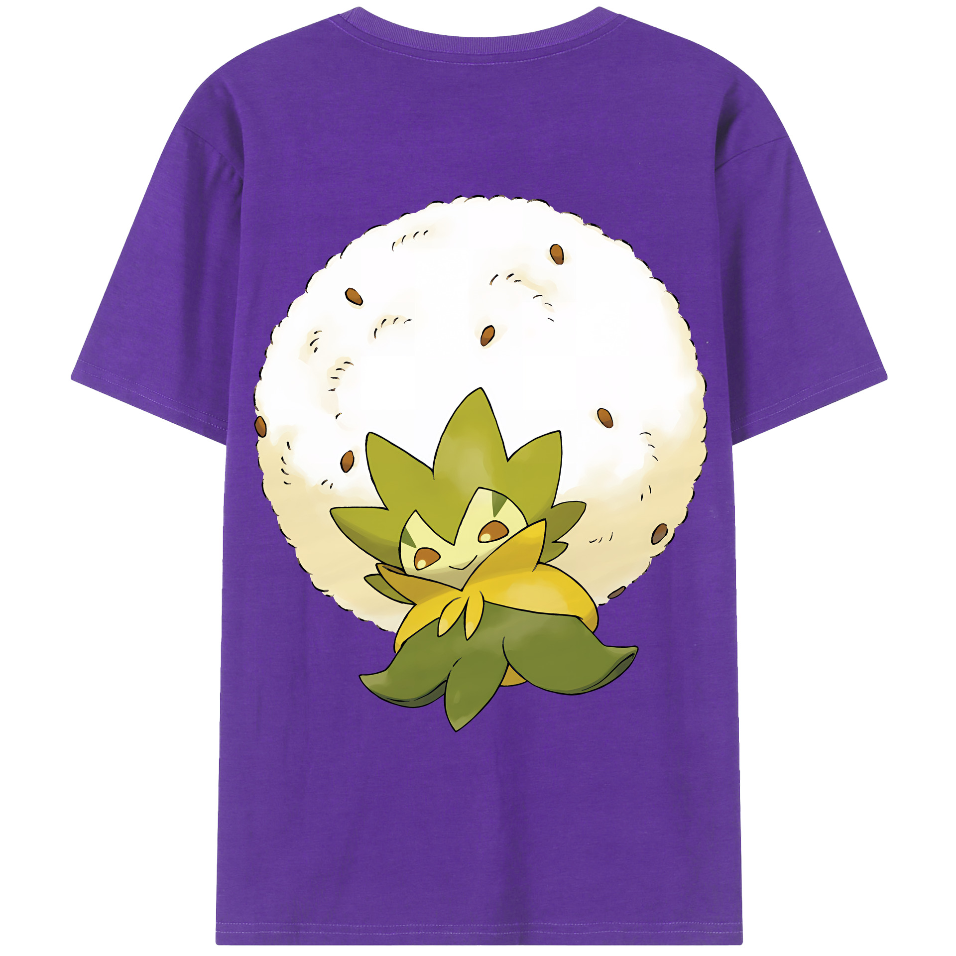 （画像用） ポケットモンスター Pokémon 綿100％ メンズ半袖Tシャツ（バックプリント） 通気性