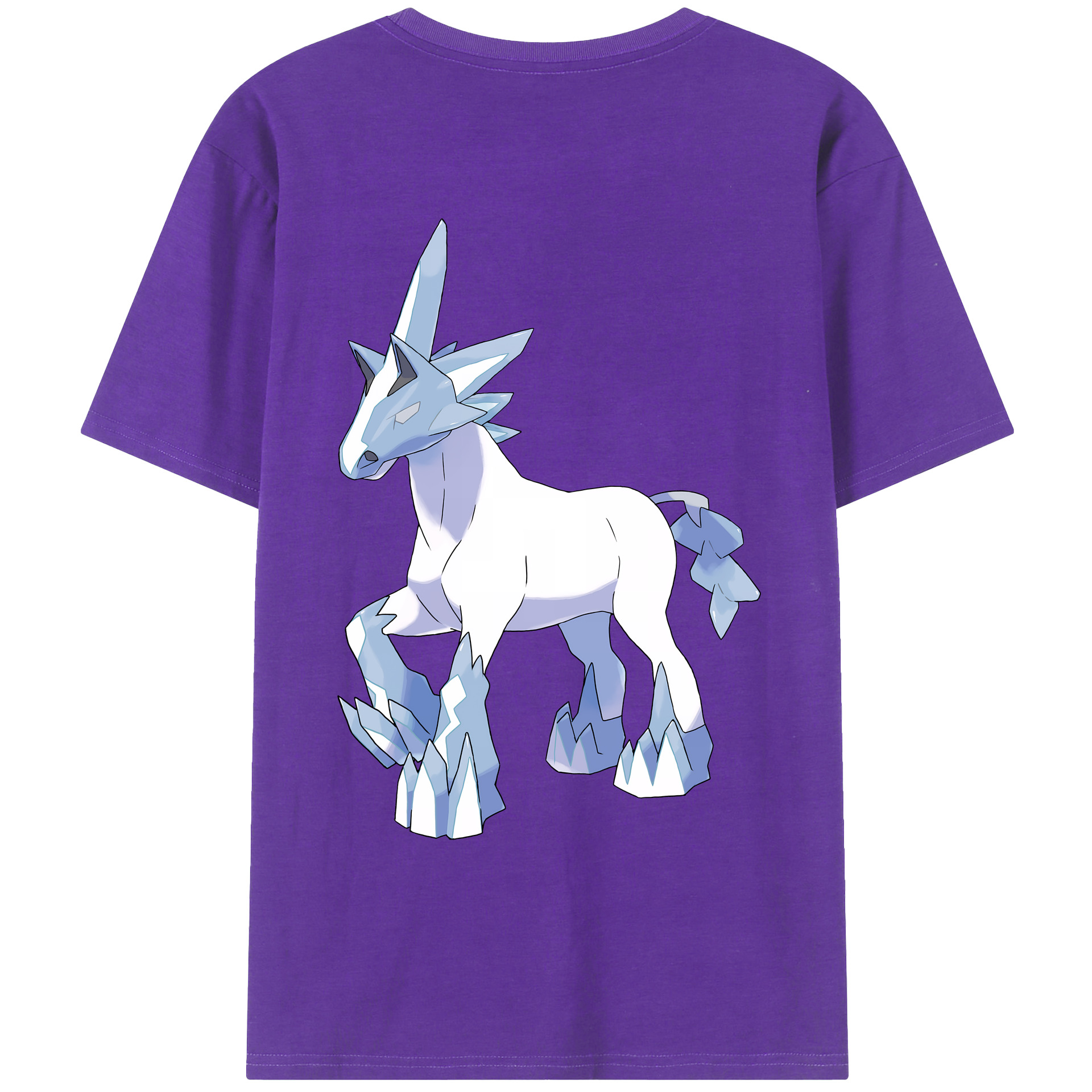 （画像用） ポケットモンスター Pokémon 綿100％ メンズ半袖Tシャツ（バックプリント） 通気性