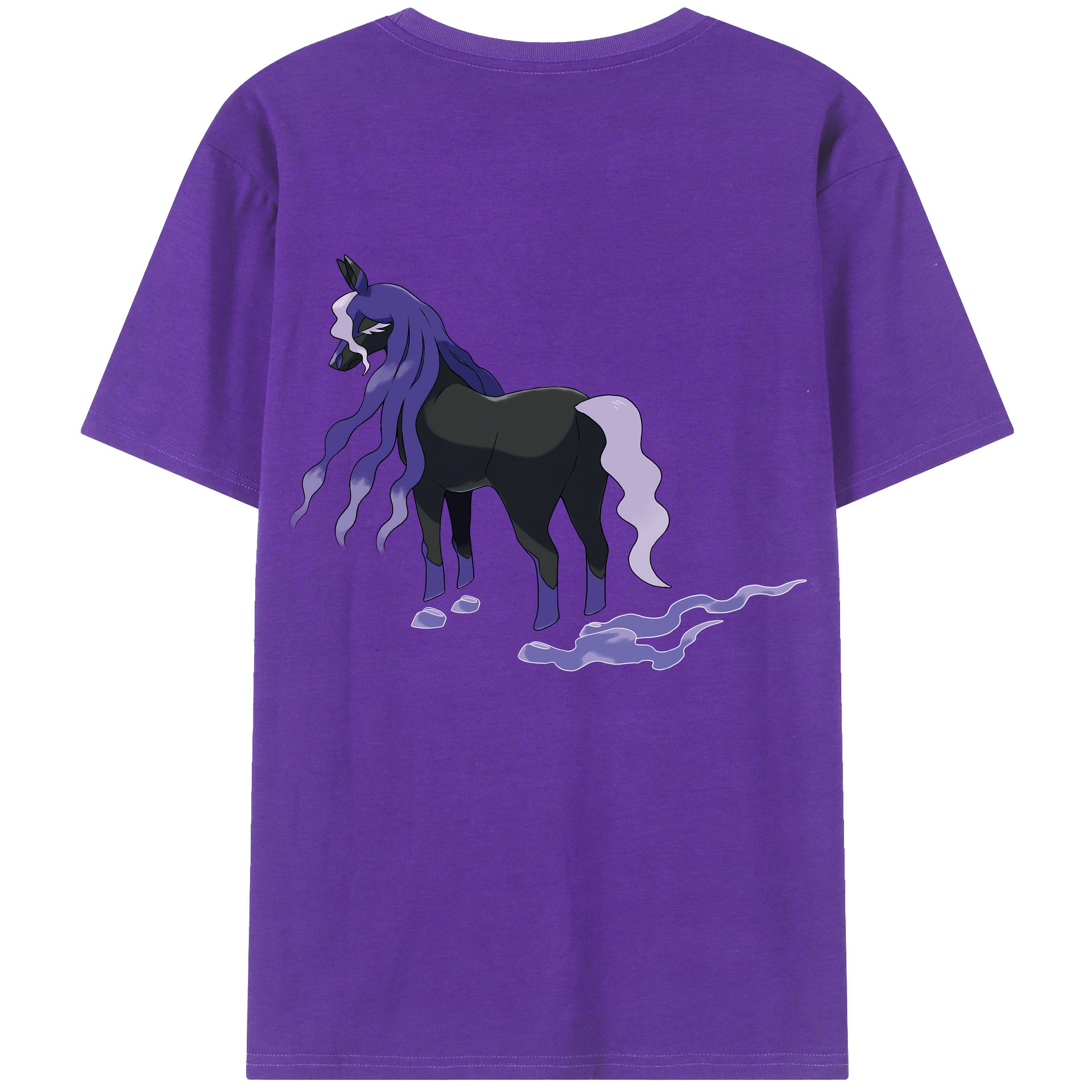 （画像用） ポケットモンスター Pokémon 綿100％ メンズ半袖Tシャツ（バックプリント） 通気性