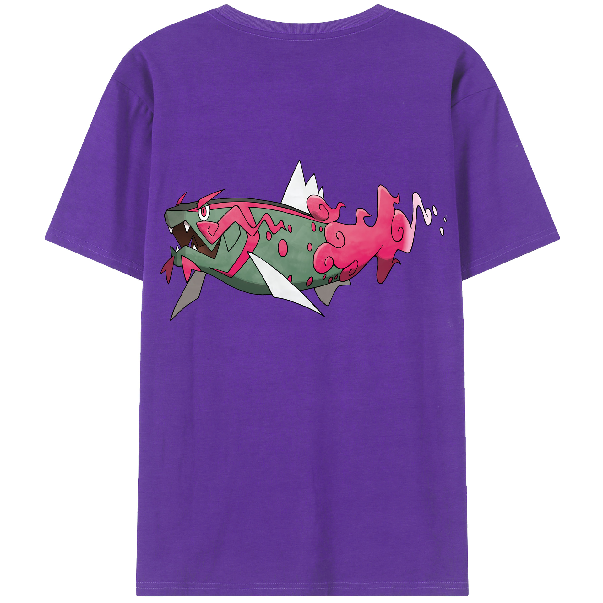 （画像用） ポケットモンスター Pokémon 綿100％ メンズ半袖Tシャツ（バックプリント） 通気性