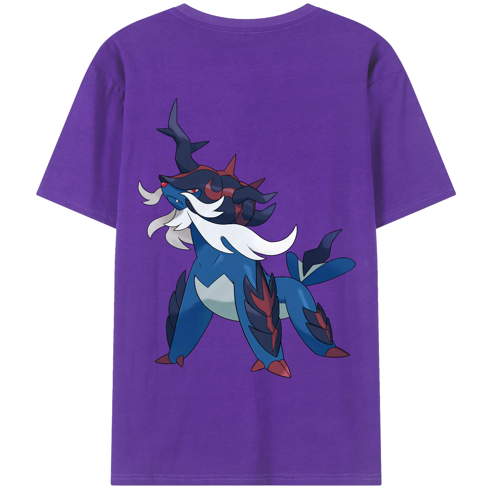（画像用） ポケットモンスター Pokémon 綿100％ メンズ半袖Tシャツ（バックプリント） 通気性