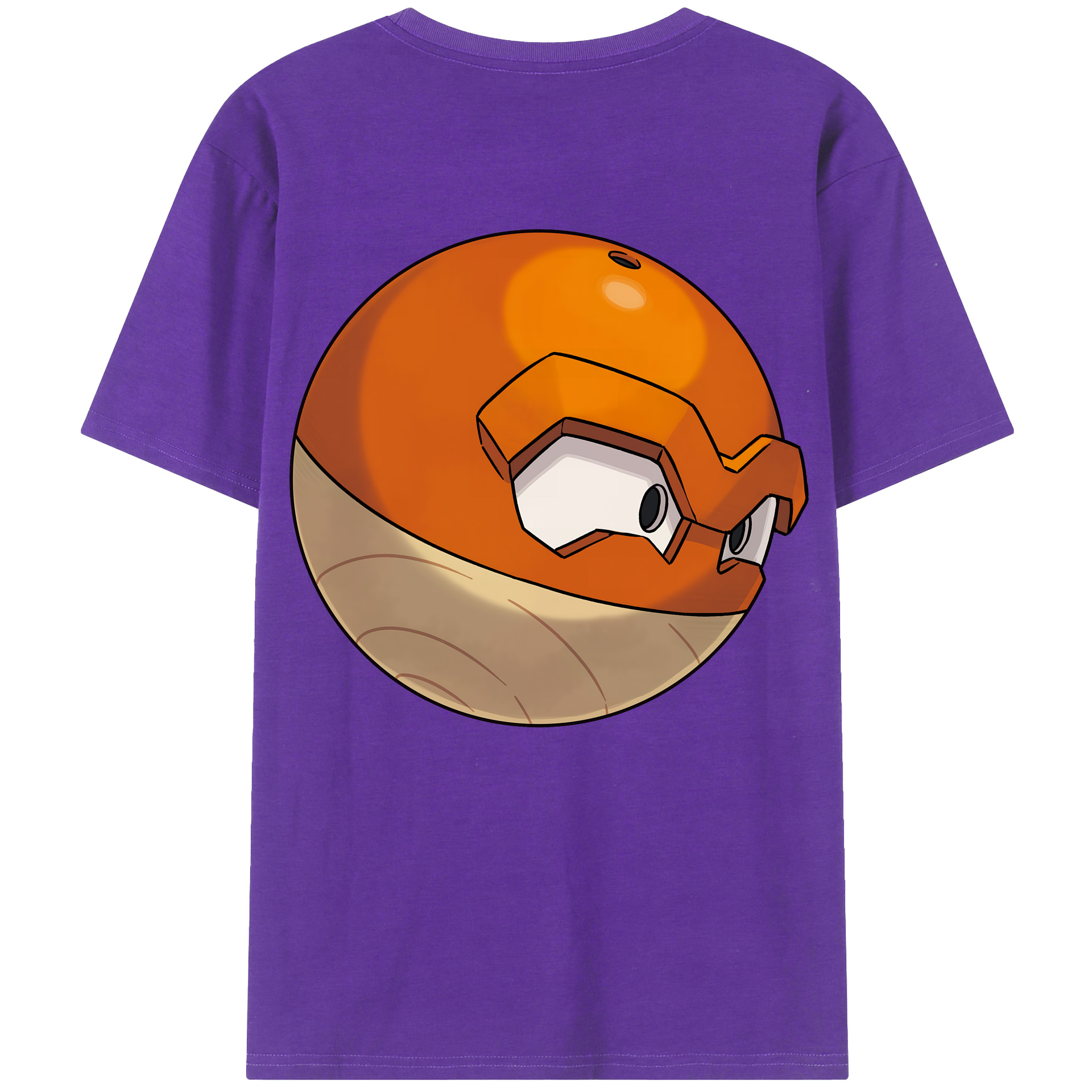 （画像用） ポケットモンスター Pokémon 綿100％ メンズ半袖Tシャツ（バックプリント） 通気性